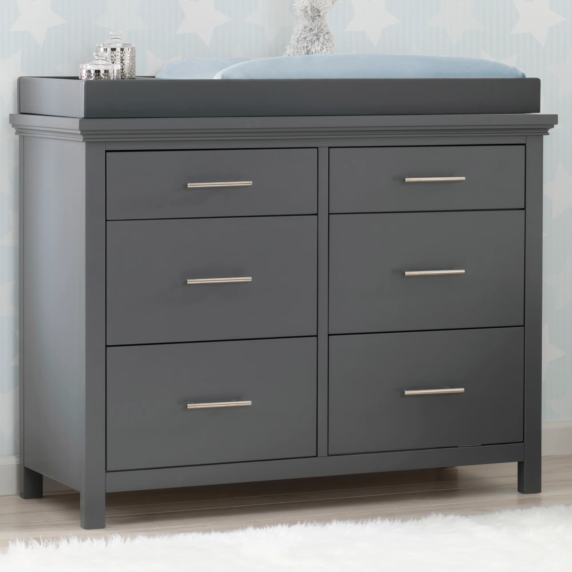 Avery 6 Drawer Dresser with Changing Top - Image 8