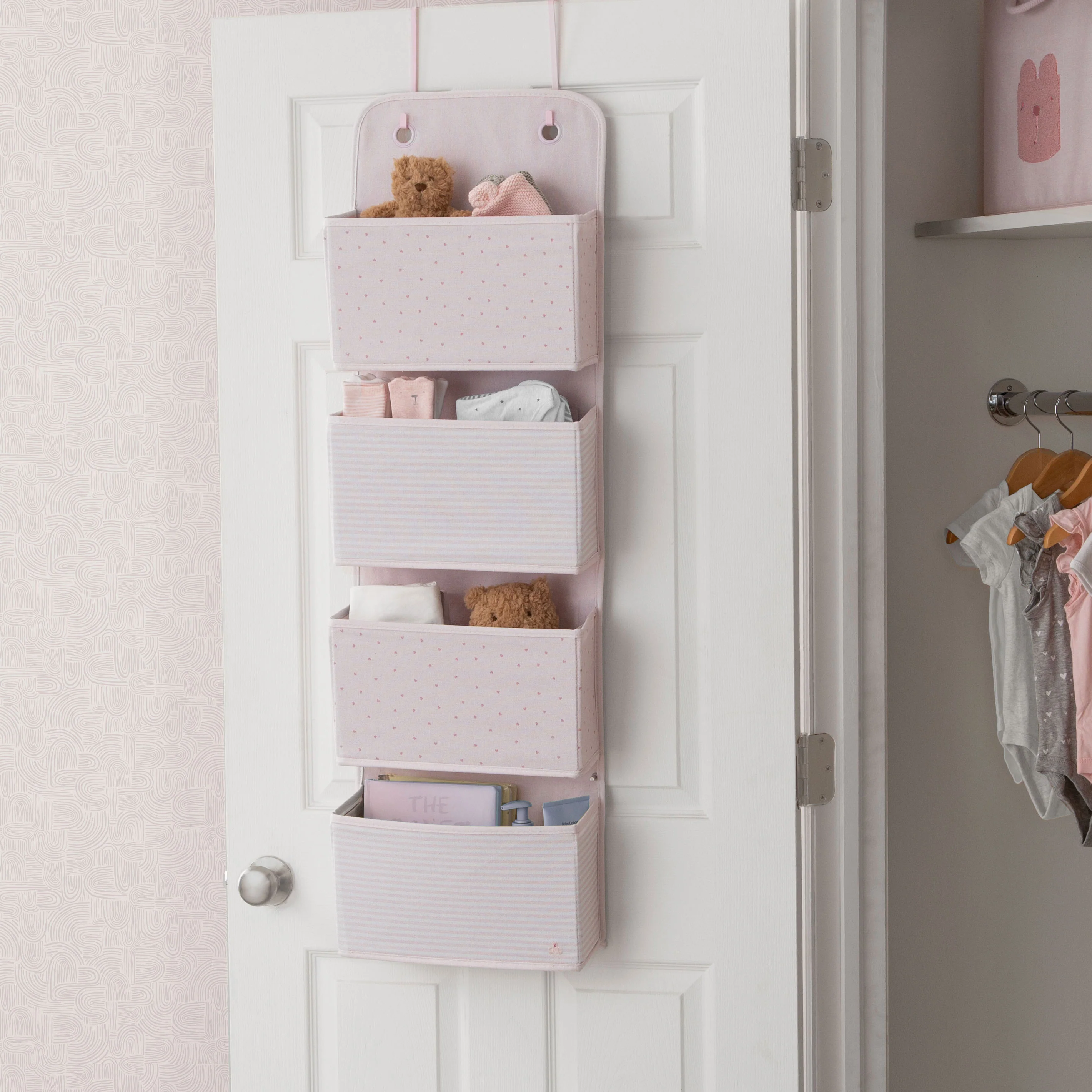 babyGap 2-Pack Over the Door Storage Organizer with 4 Pockets - Image 3