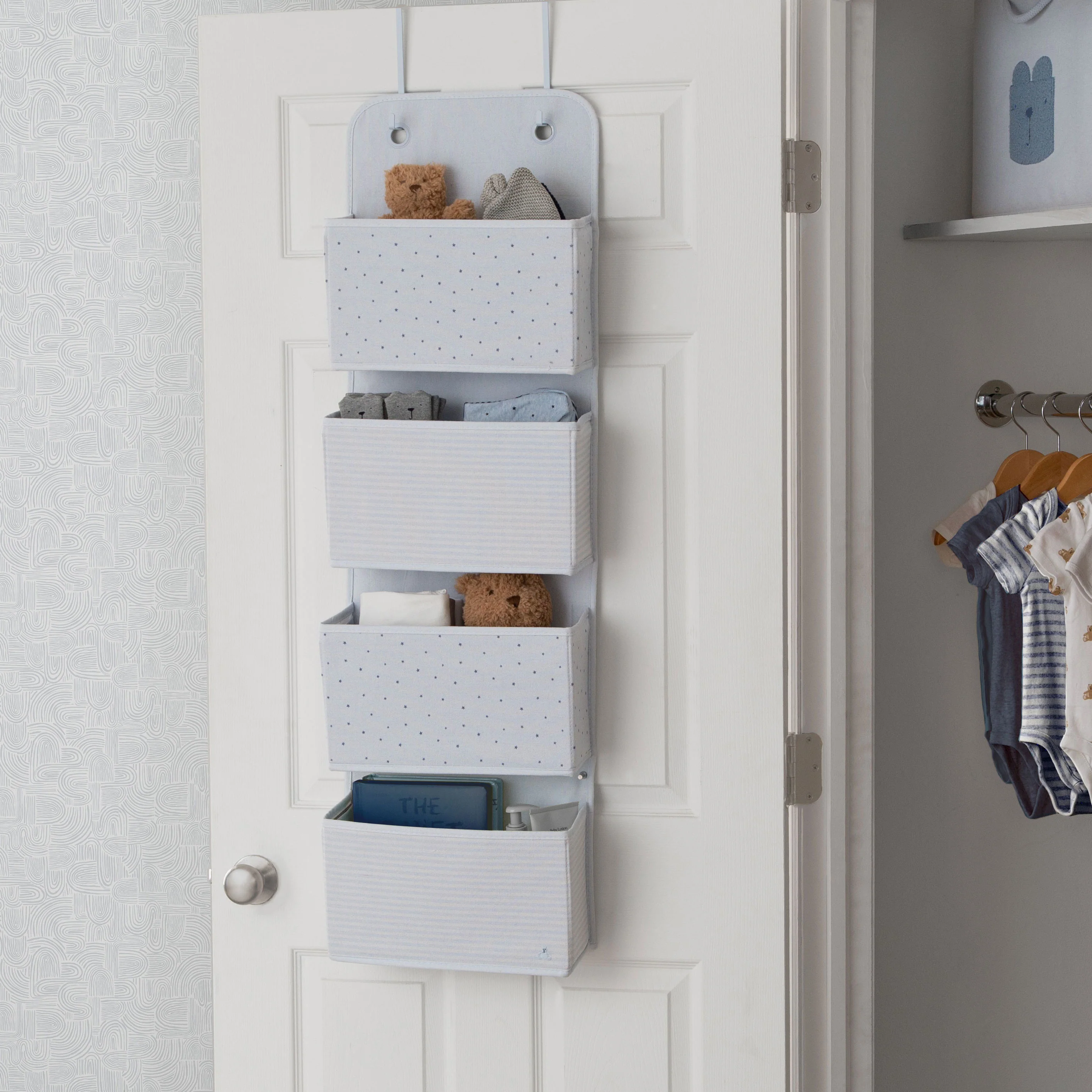 babyGap 2-Pack Over the Door Storage Organizer with 4 Pockets - Image 6