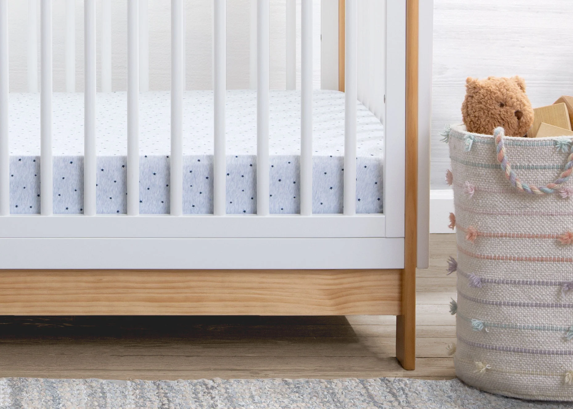 babyGap Blue Stars & Stripes 100% Organic Cotton Crib Sheets - 2 Pack