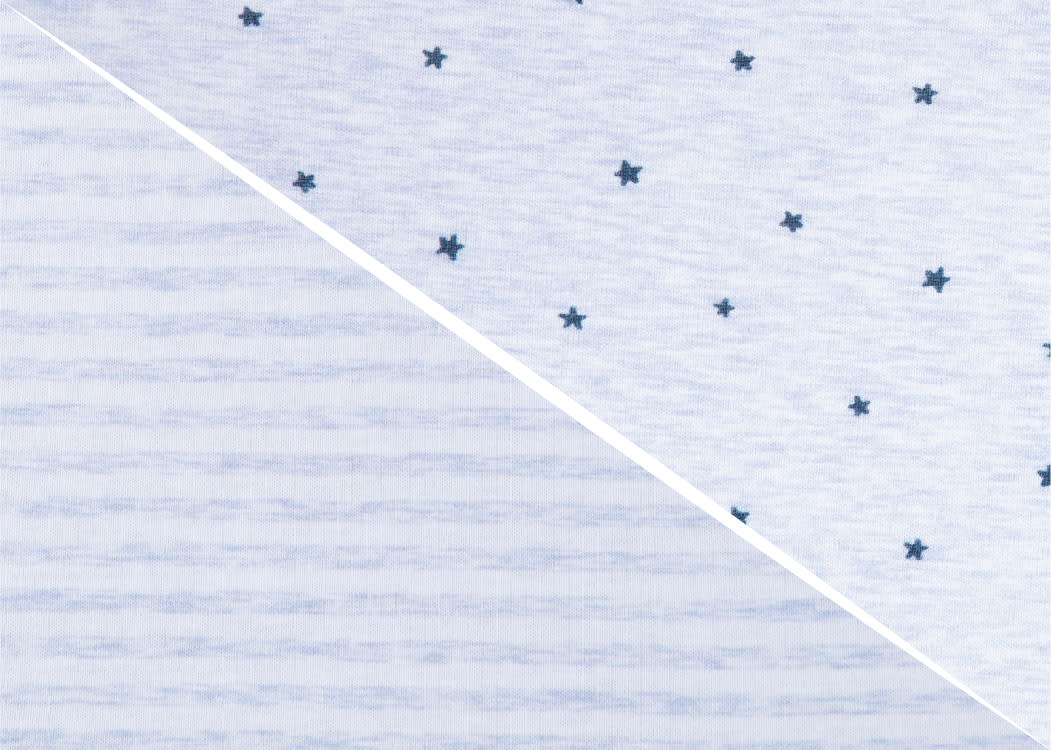 babyGap Blue Stars & Stripes 100% Organic Cotton Crib Sheets - 2 Pack - Image 2