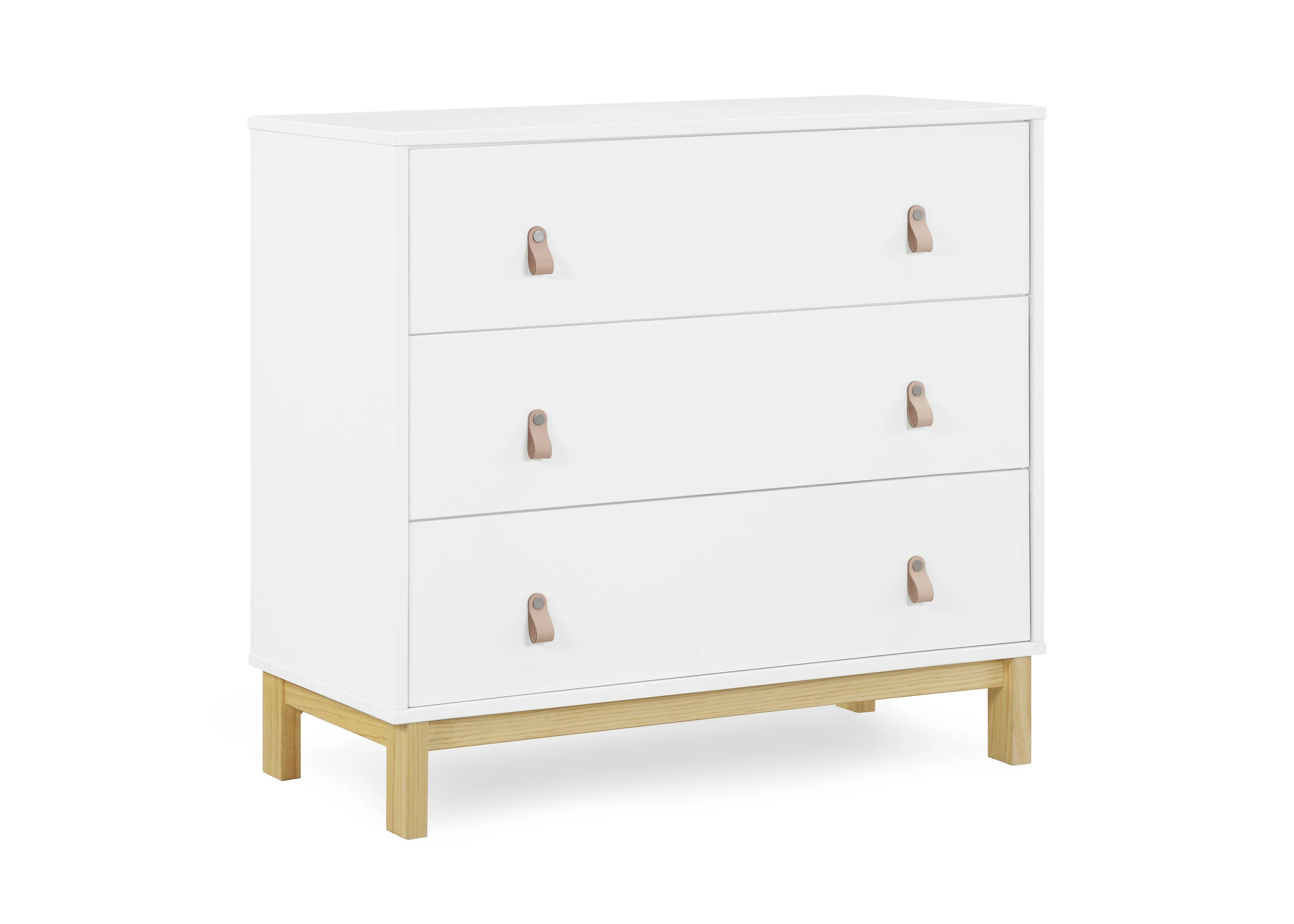 babyGap Legacy 3 Drawer Dresser with Leather Pulls and Interlocking Drawers - Image 3