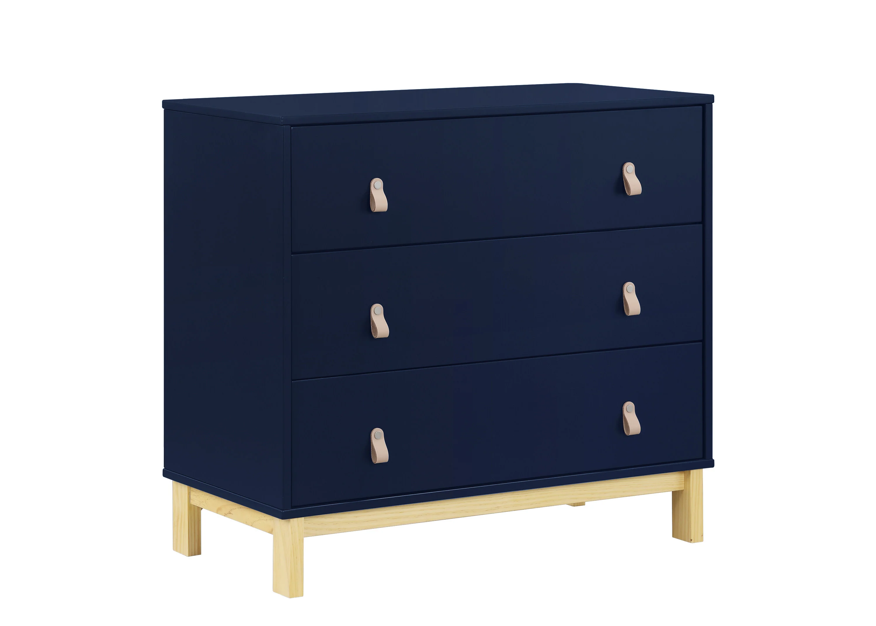 babyGap Legacy 3 Drawer Dresser with Leather Pulls and Interlocking Drawers - Image 9