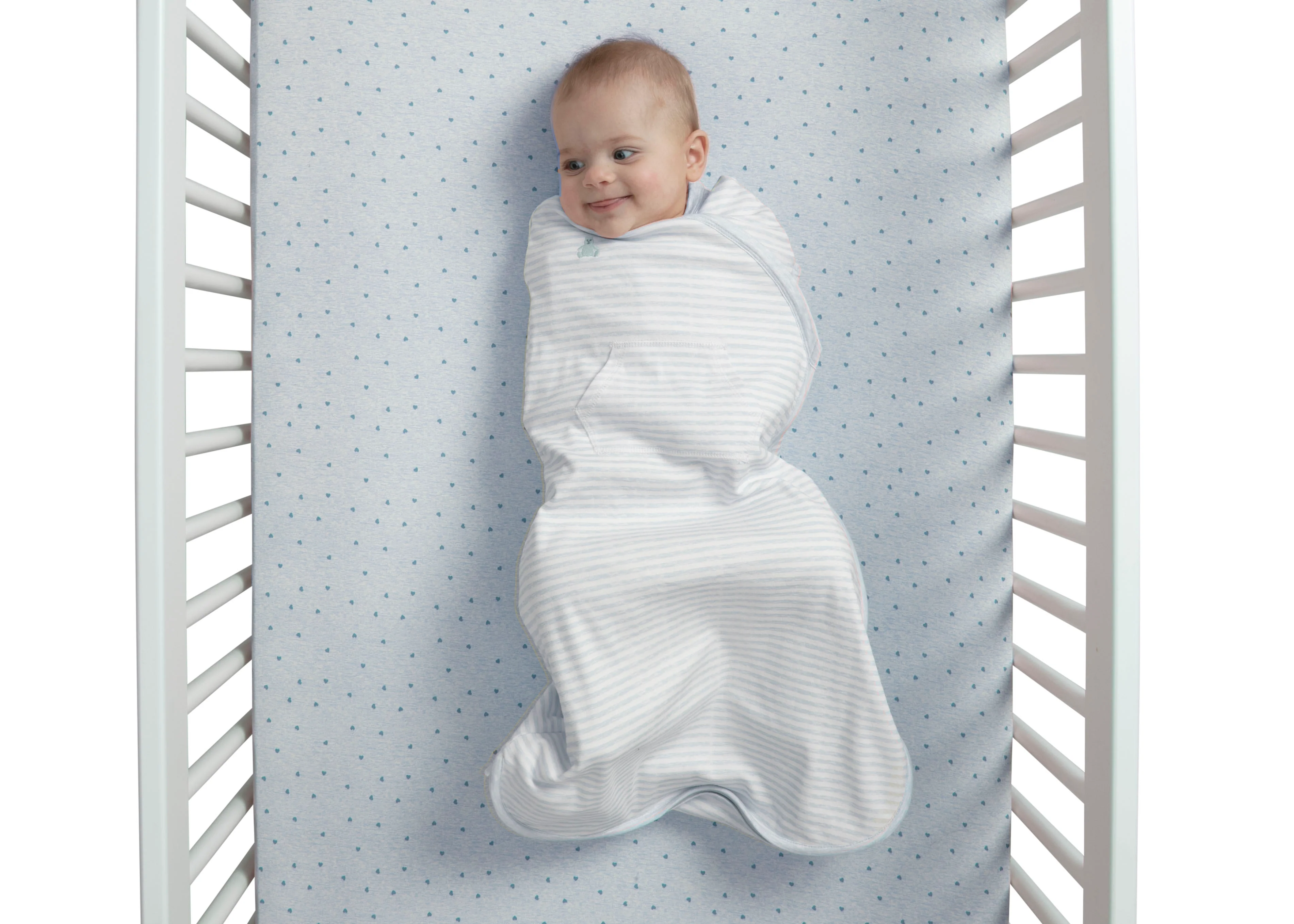 babyGap TrueSleep Sleep Sack with Built-In Swaddle, 0-6 Months - Image 9
