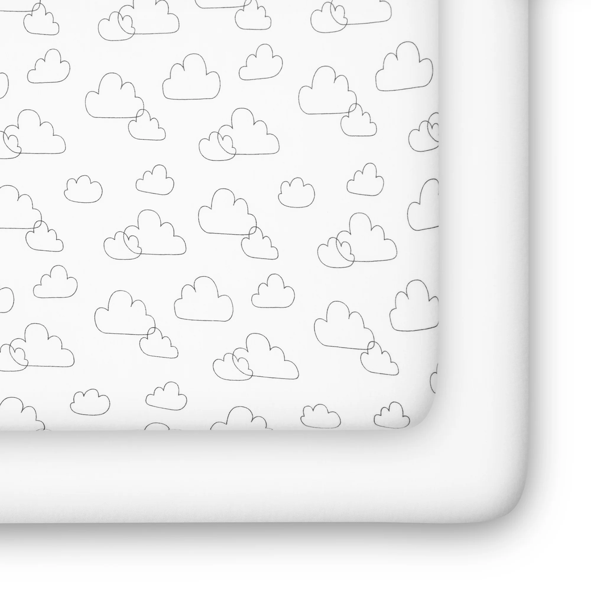 babyGap White Clouds 100% Organic Cotton Crib Sheets - 2 Pack - Image 10
