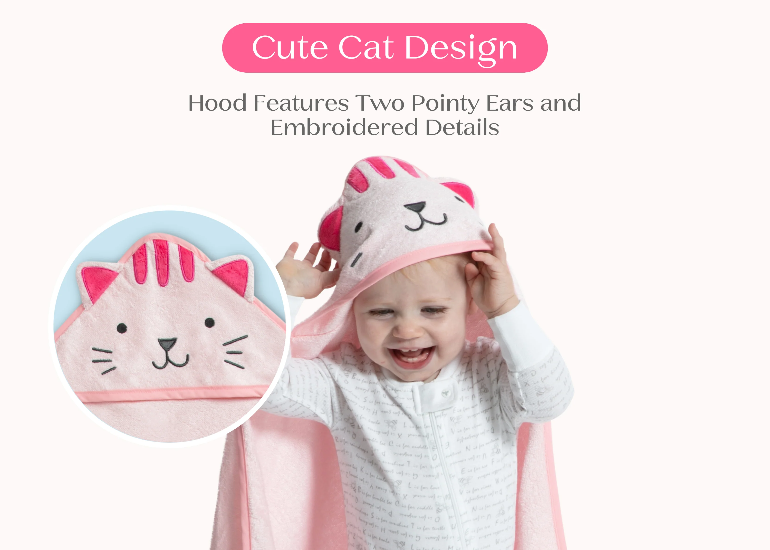 Baby Hooded Bath Towel - Image 25