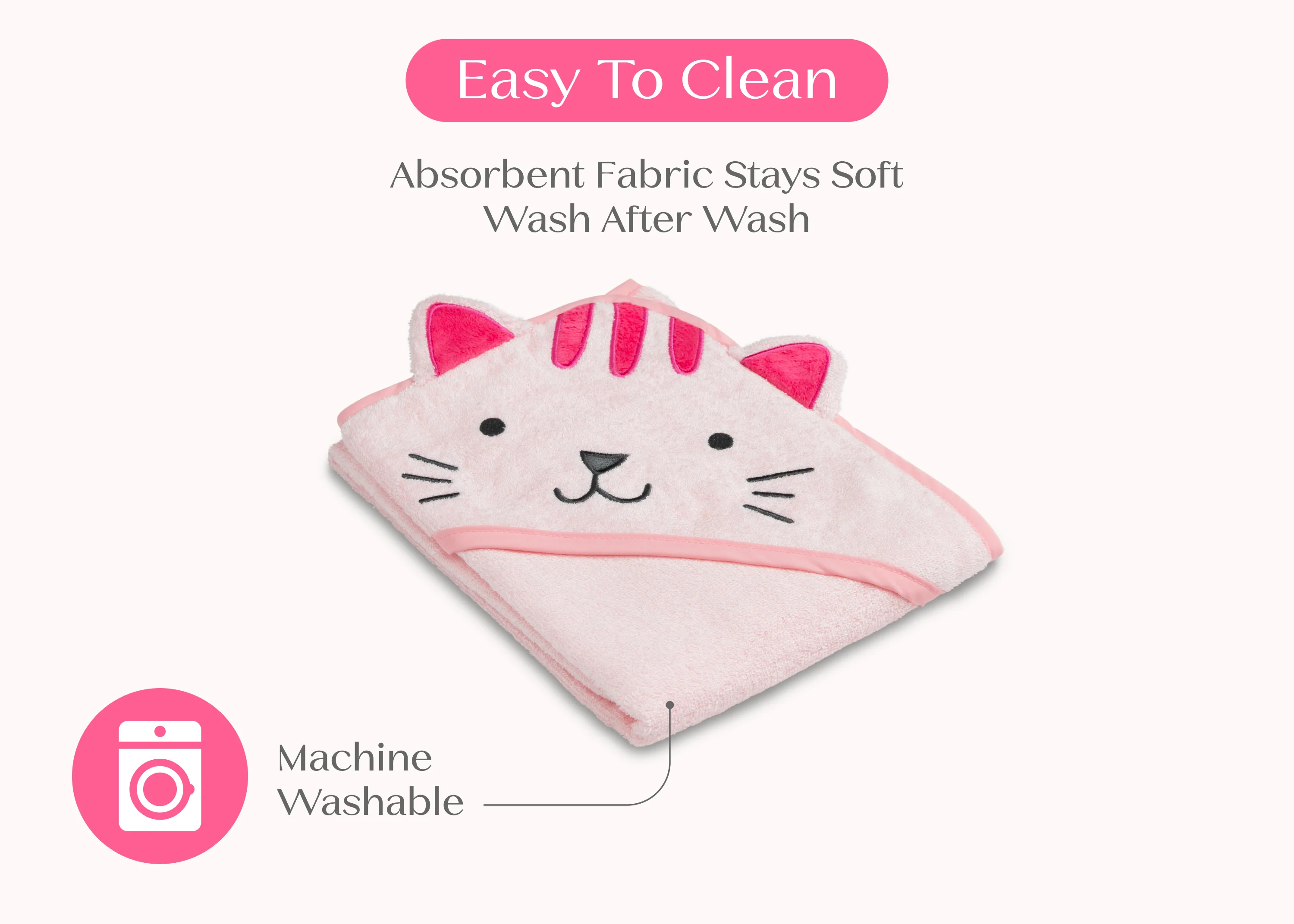 Baby Hooded Bath Towel - Image 26