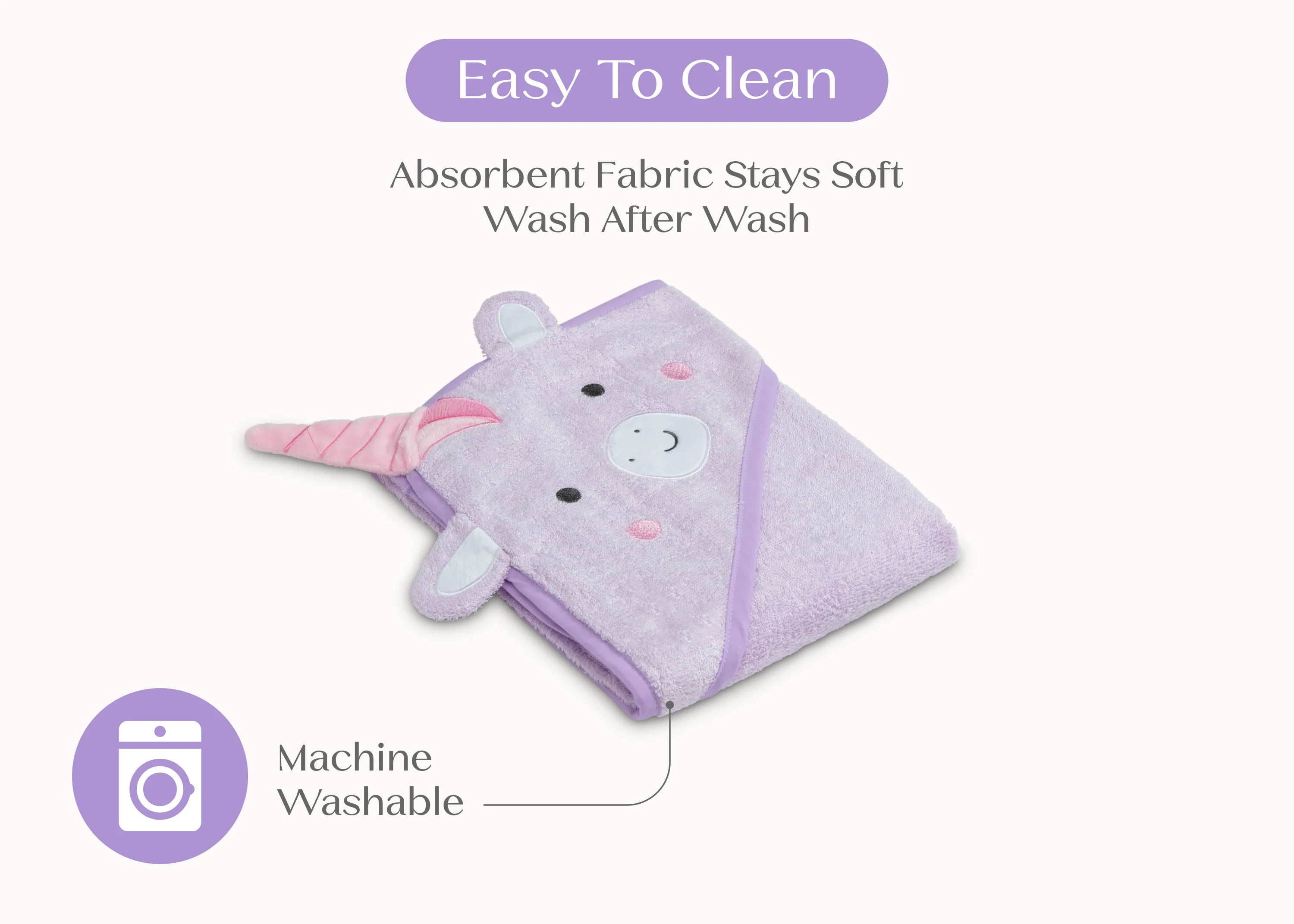 Baby Hooded Bath Towel - Image 3