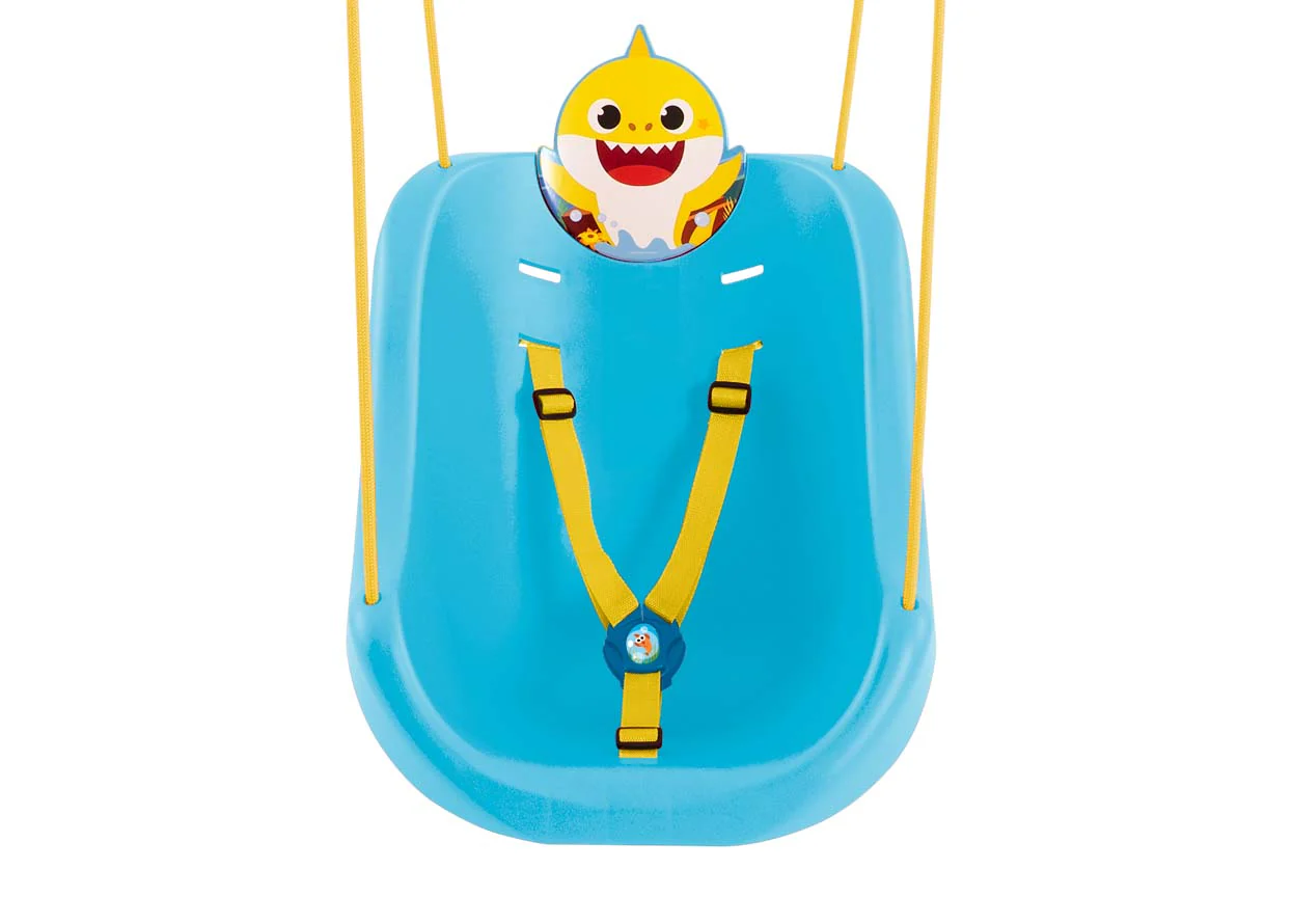 Baby Shark 2-in-1 Outdoor Kids Swing - Image 3