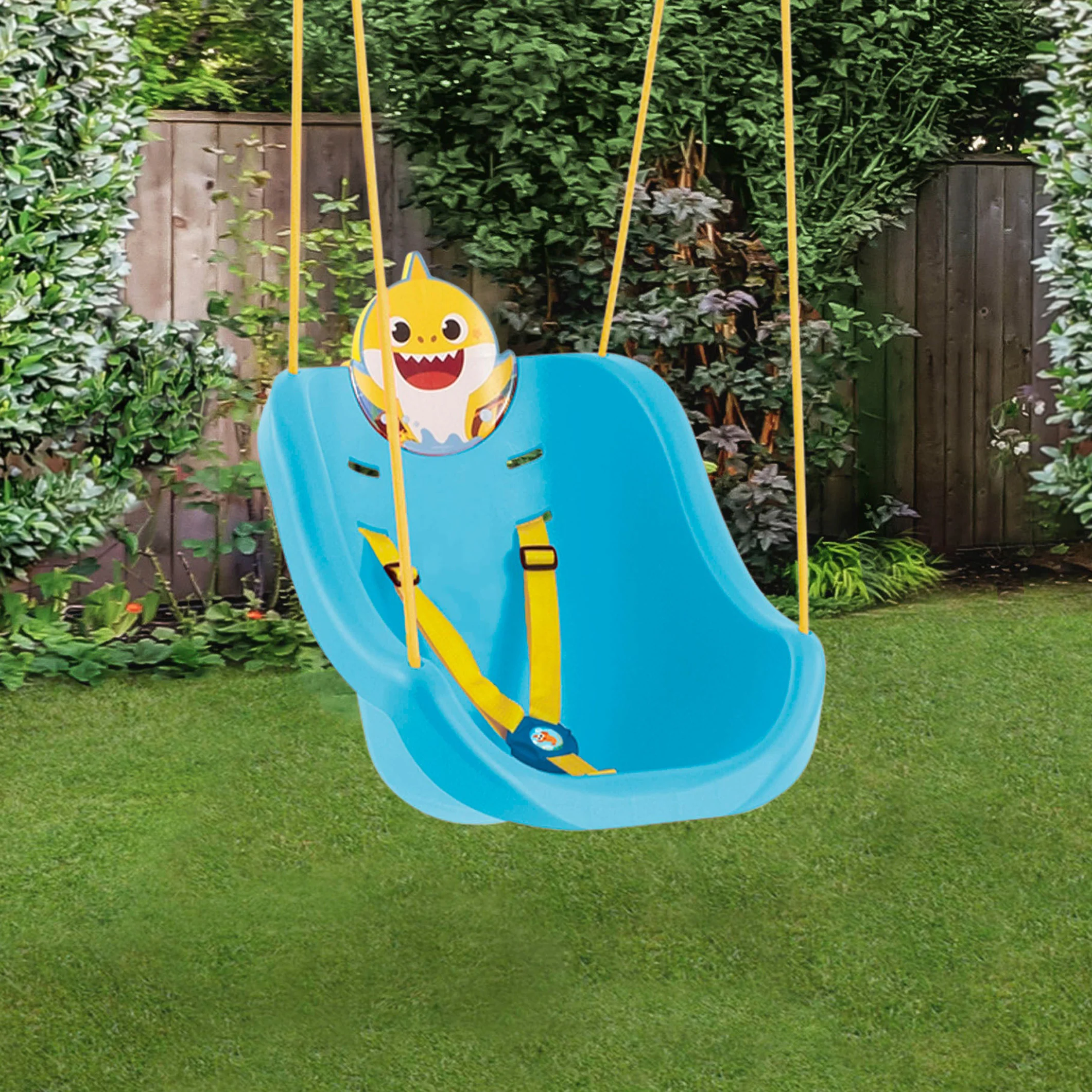 Baby Shark 2-in-1 Outdoor Kids Swing - Image 6