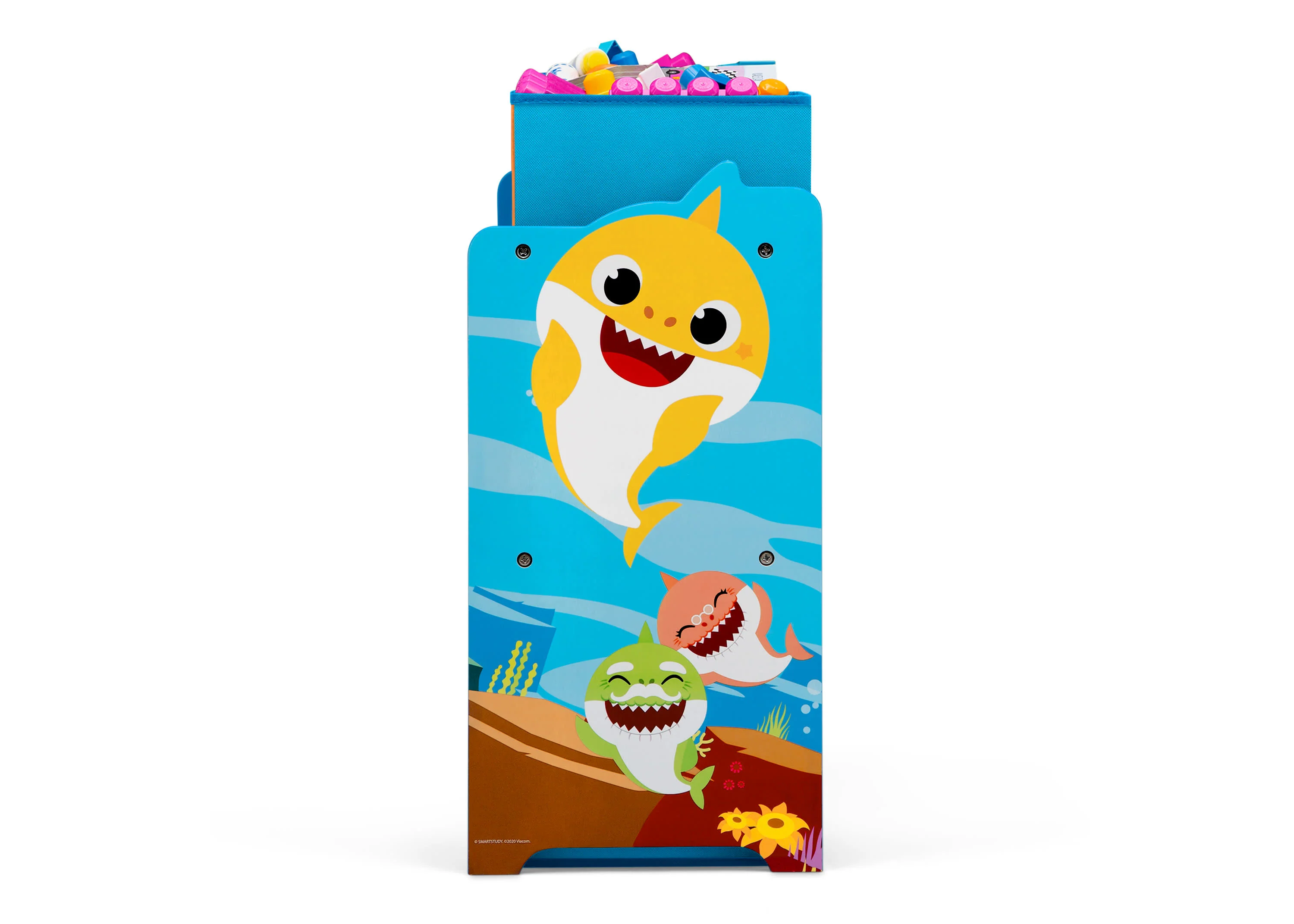 Baby Shark Deluxe 9 Bin Design and Store Toy Organizer - Image 5