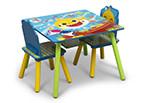 Baby Shark Kids Table and Chair Set With Storage - Image 4