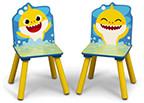 Baby Shark Kids Table and Chair Set With Storage - Image 8