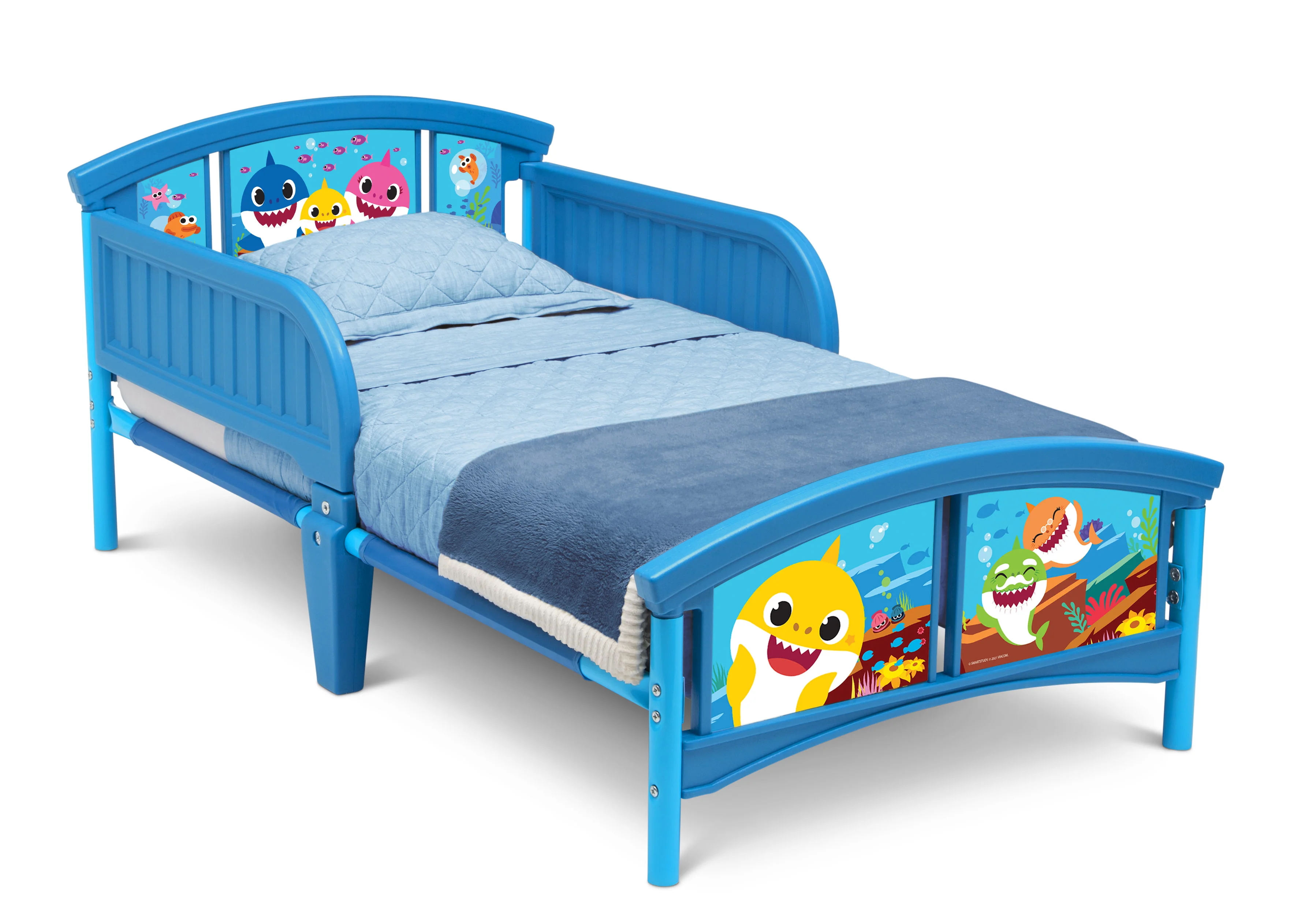 Baby Shark Plastic Toddler Bed - Image 5