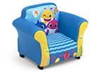 Baby Shark Upholstered Chair with Sculpted Plastic Frame - Image 5