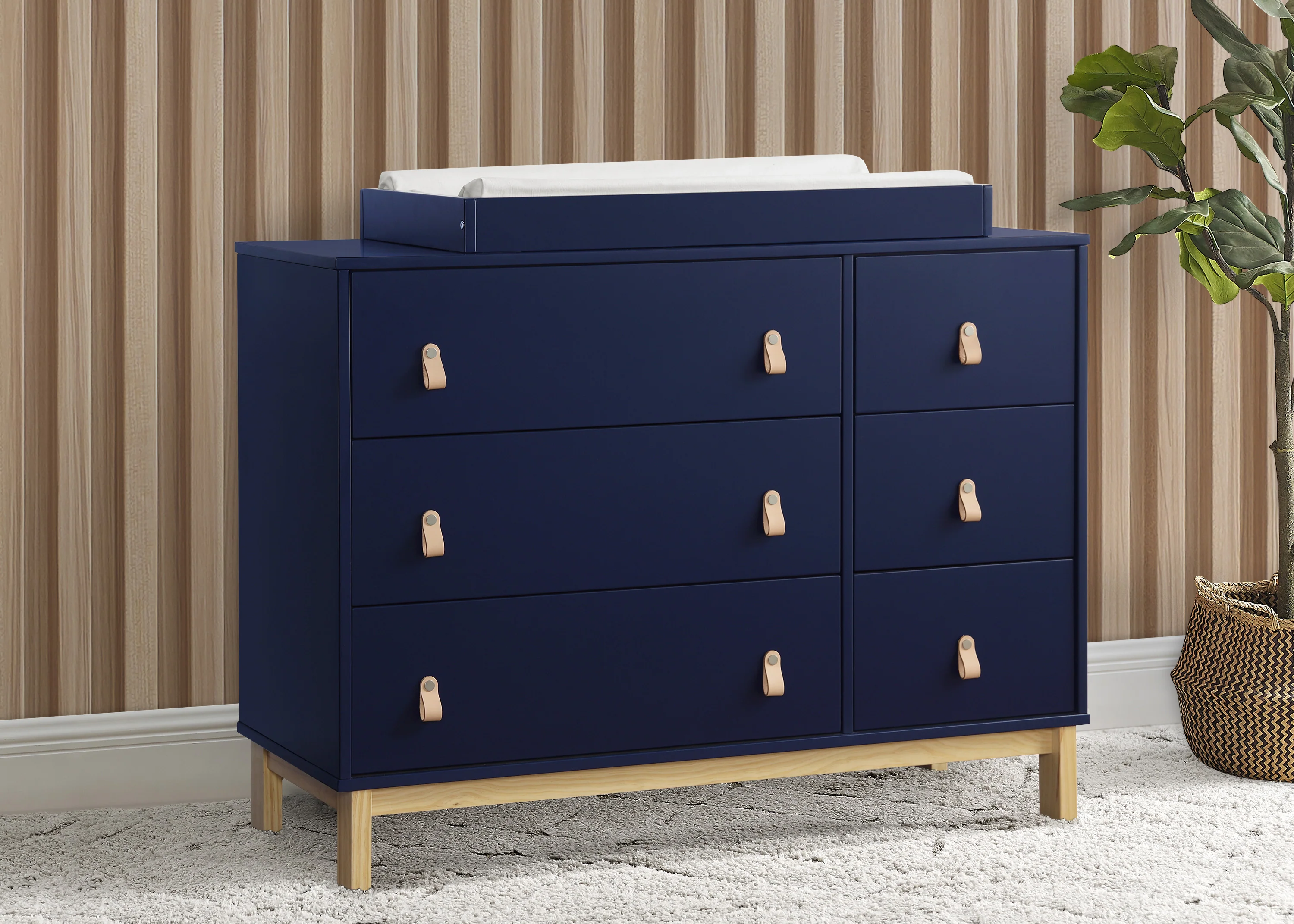 babyGap Legacy 6 Drawer Dresser with Leather Pulls and Interlocking Drawers - Image 2