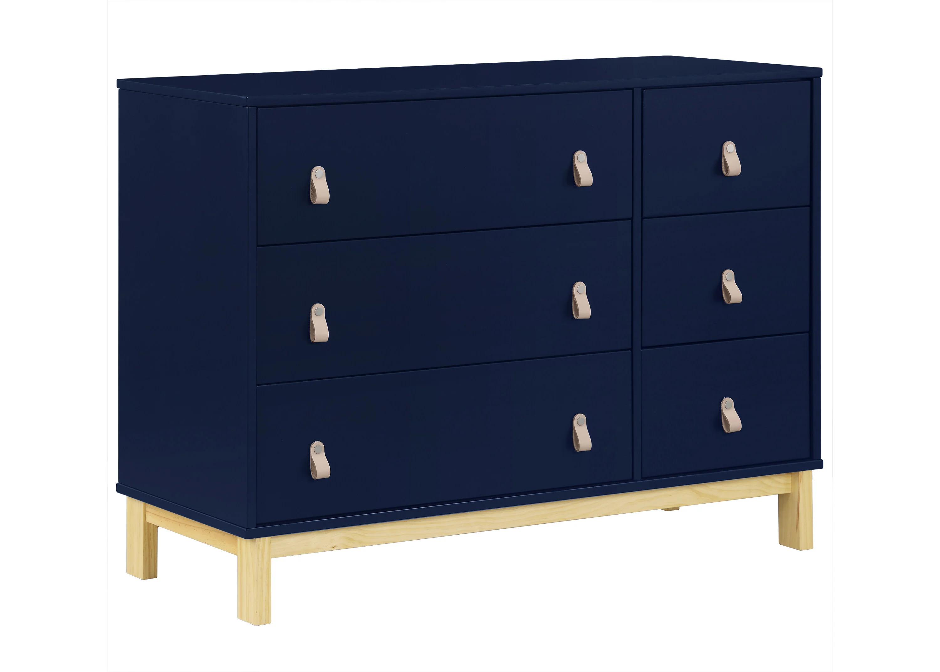 babyGap Legacy 6 Drawer Dresser with Leather Pulls and Interlocking Drawers - Image 6