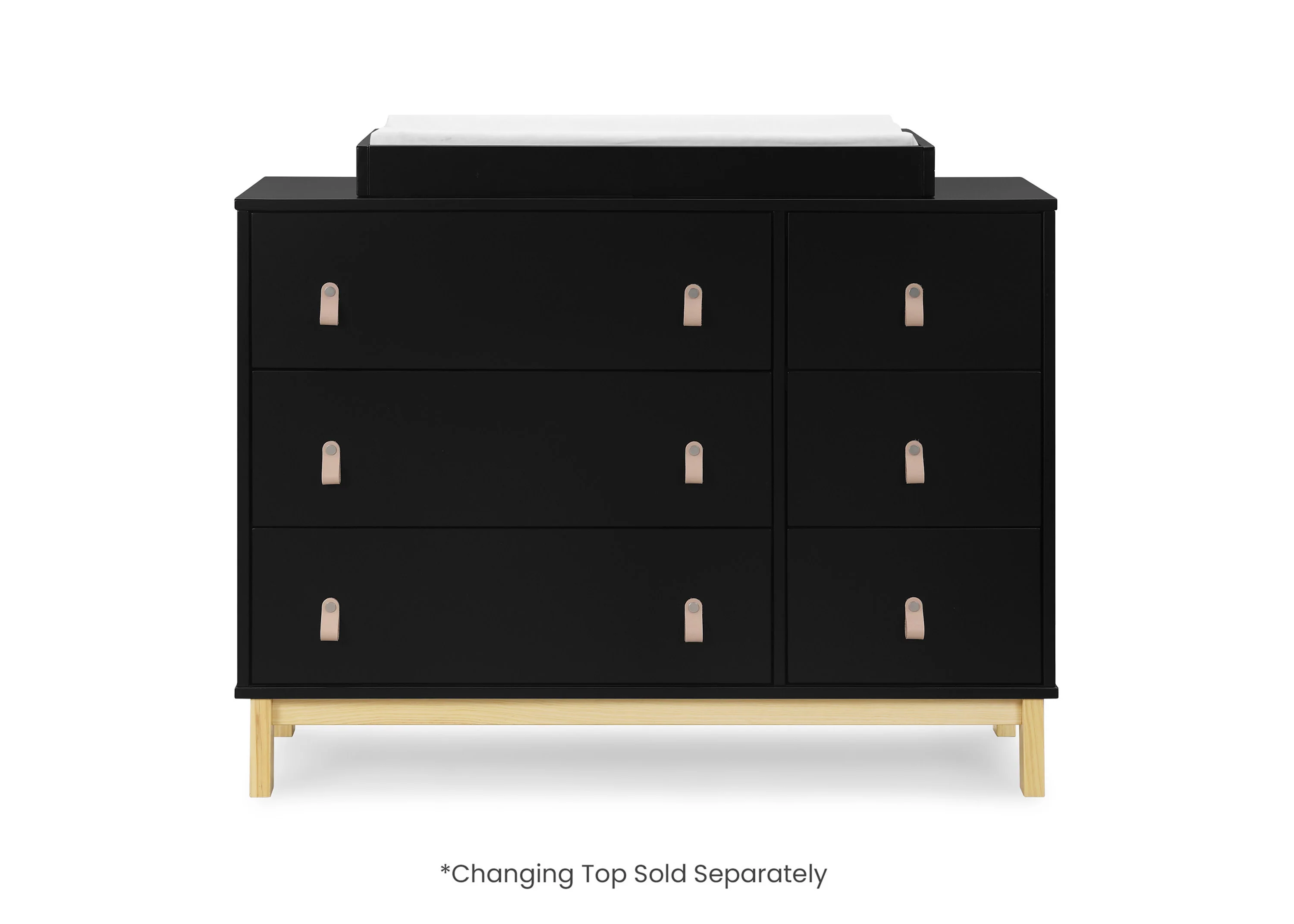 babyGap Legacy 6 Drawer Dresser with Leather Pulls and Interlocking Drawers - Image 11