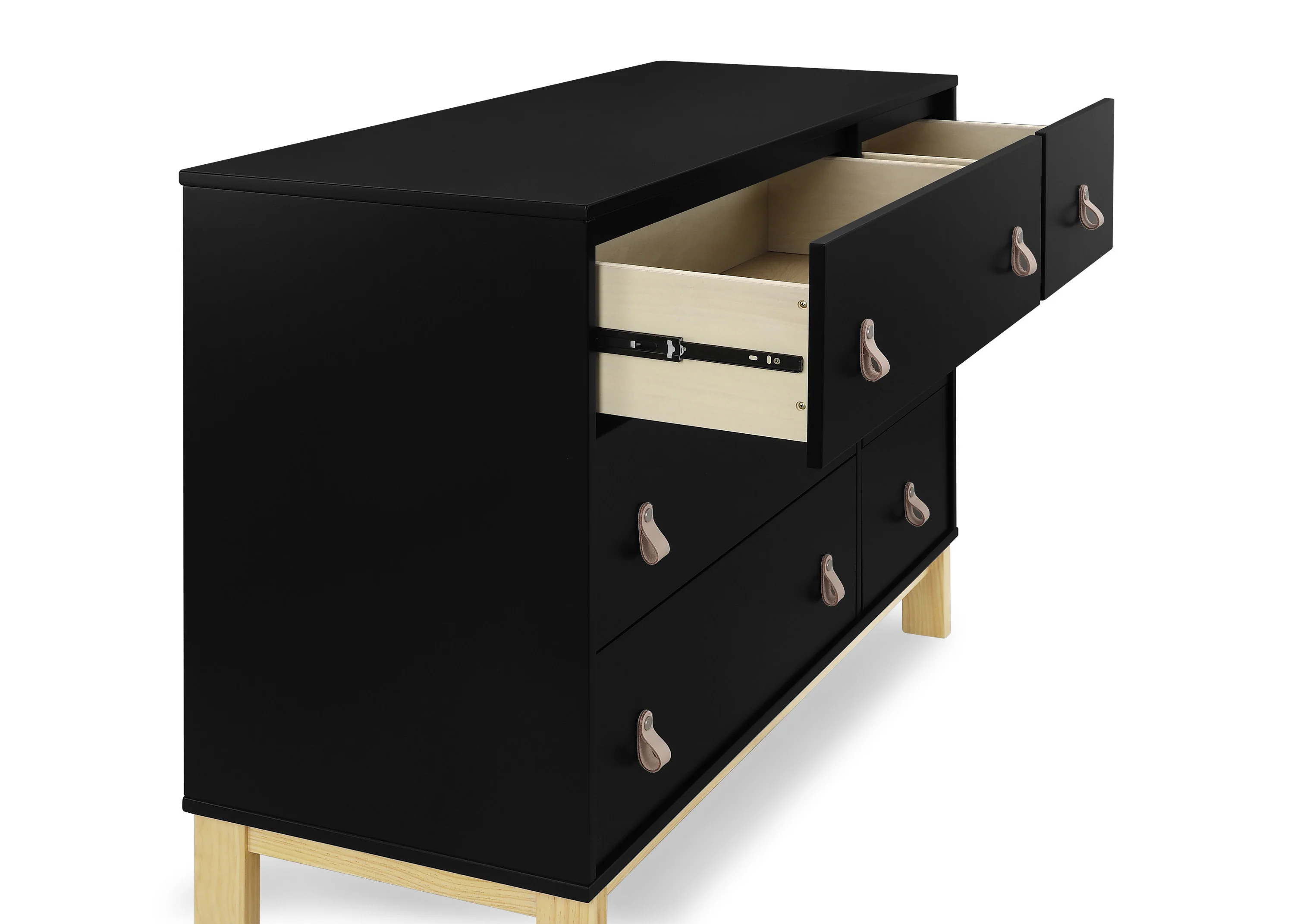 babyGap Legacy 6 Drawer Dresser with Leather Pulls and Interlocking Drawers - Image 12