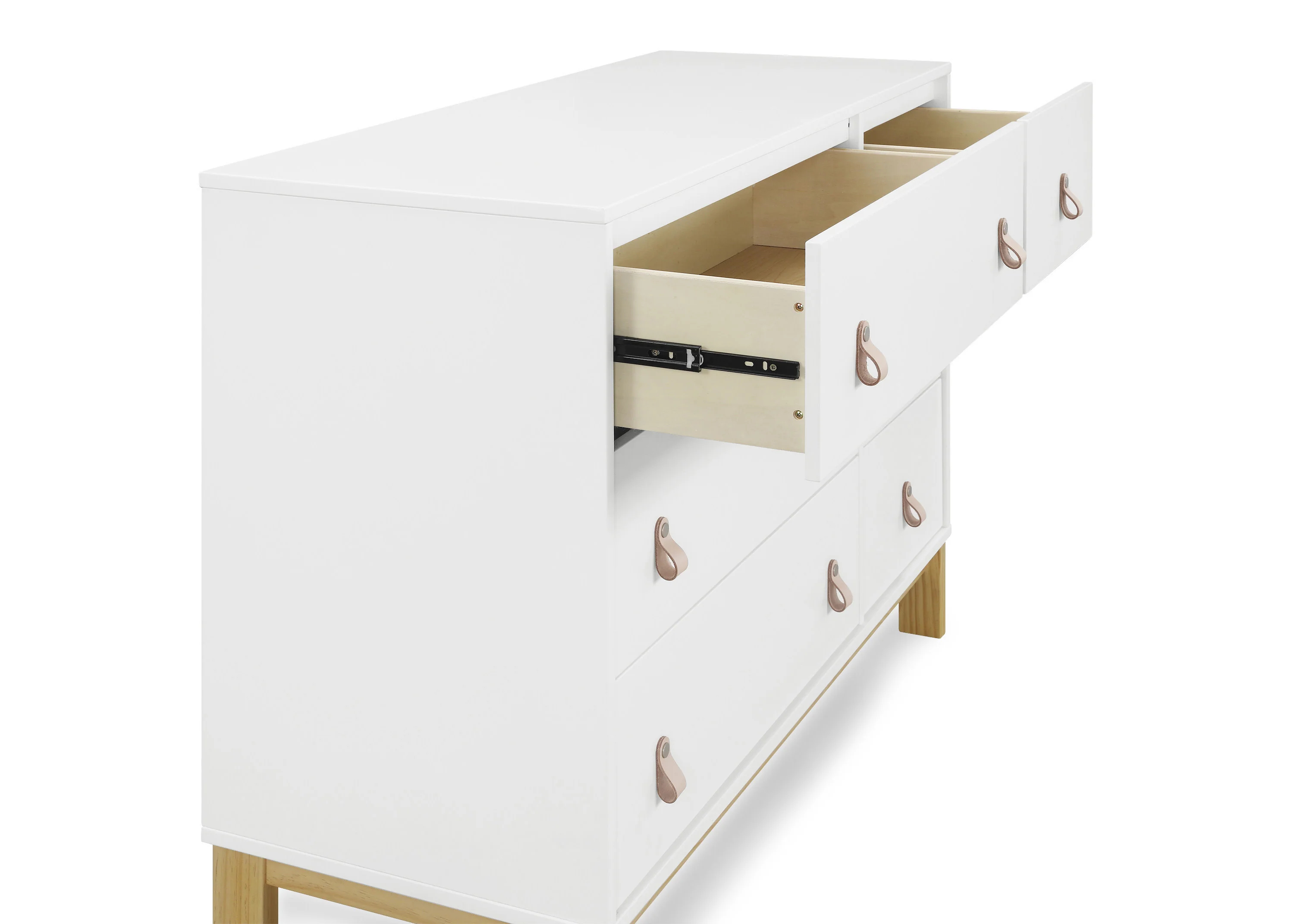 babyGap Legacy 6 Drawer Dresser with Leather Pulls and Interlocking Drawers - Image 20