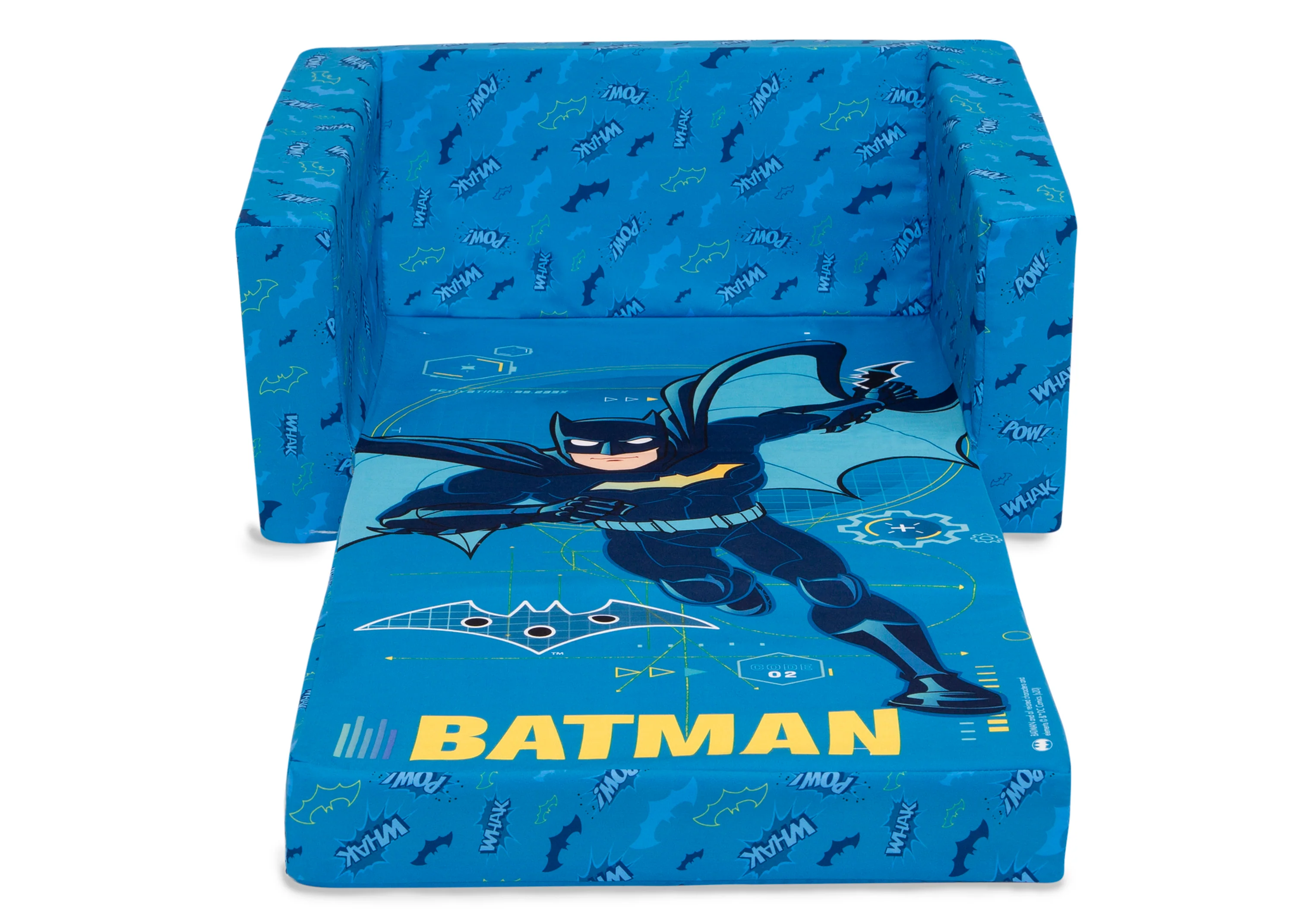 Batman Cozee Flip-Out Chair - 2-in-1 Convertible Chair to Lounger for Kids - Image 5