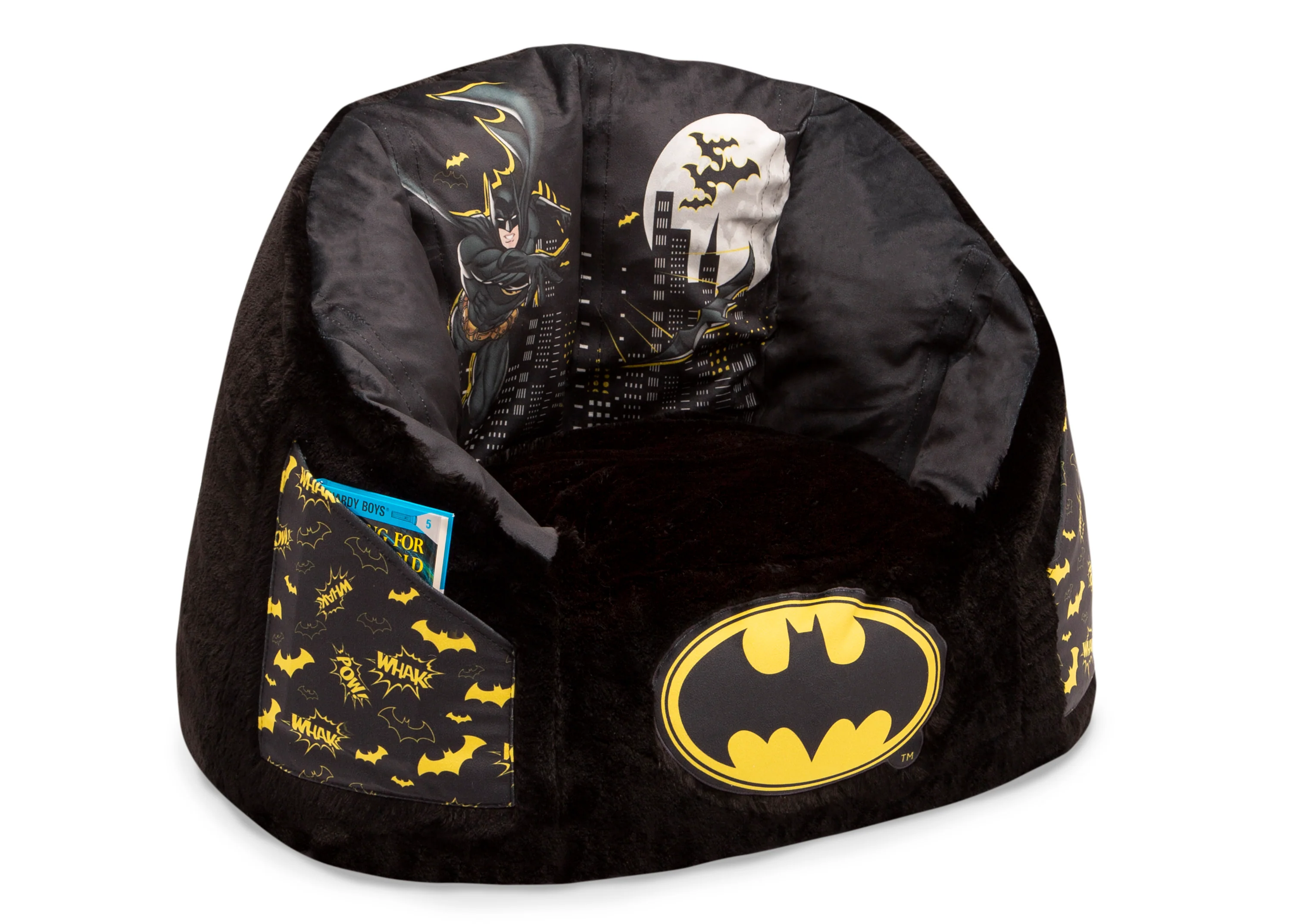 Batman Cozee Fluffy Chair, Kid Size (For Kids Up To 10 Years Old) - Image 3