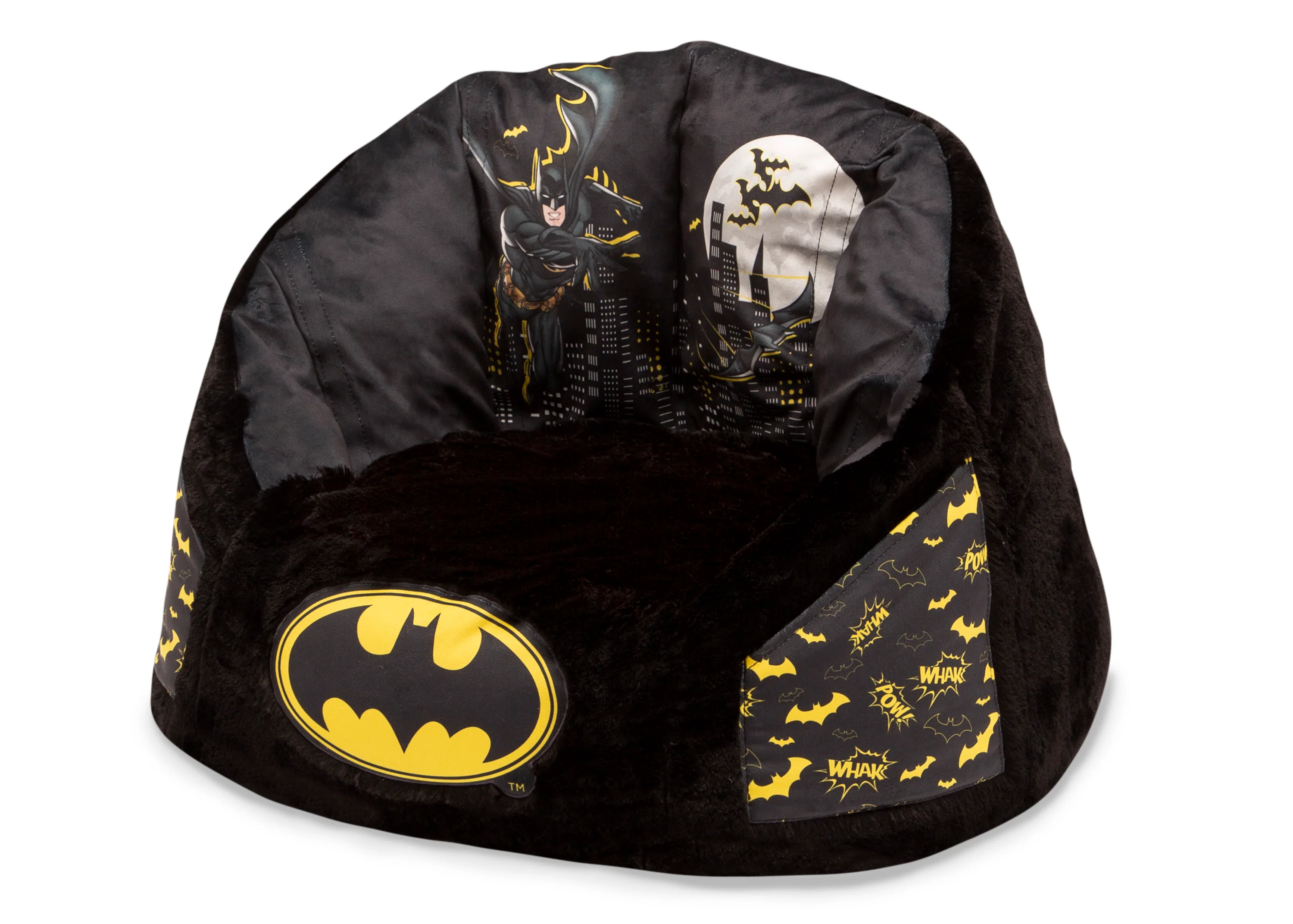 Batman Cozee Fluffy Chair, Kid Size (For Kids Up To 10 Years Old) - Image 4