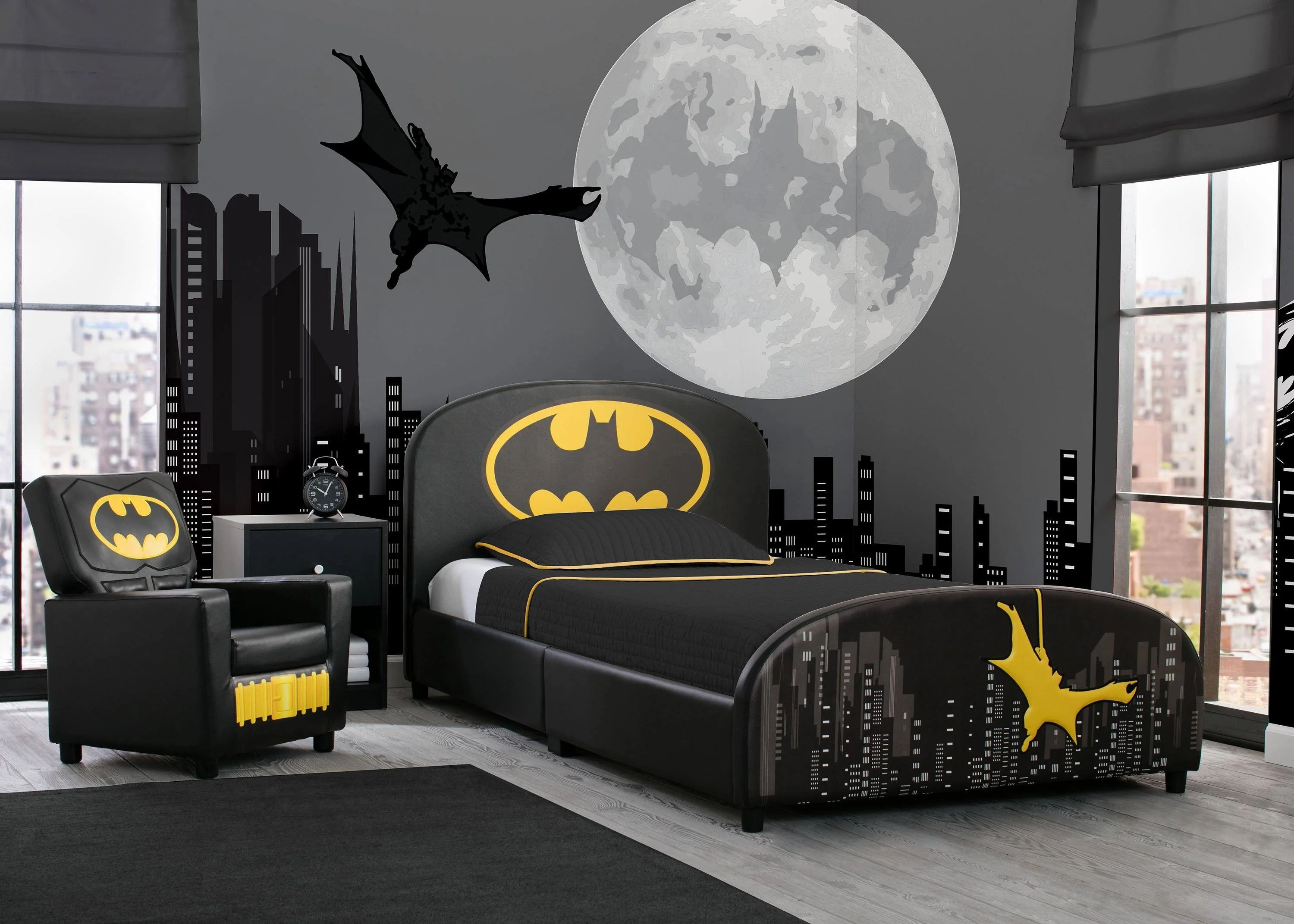 Batman Upholstered Twin Bed - Image 3