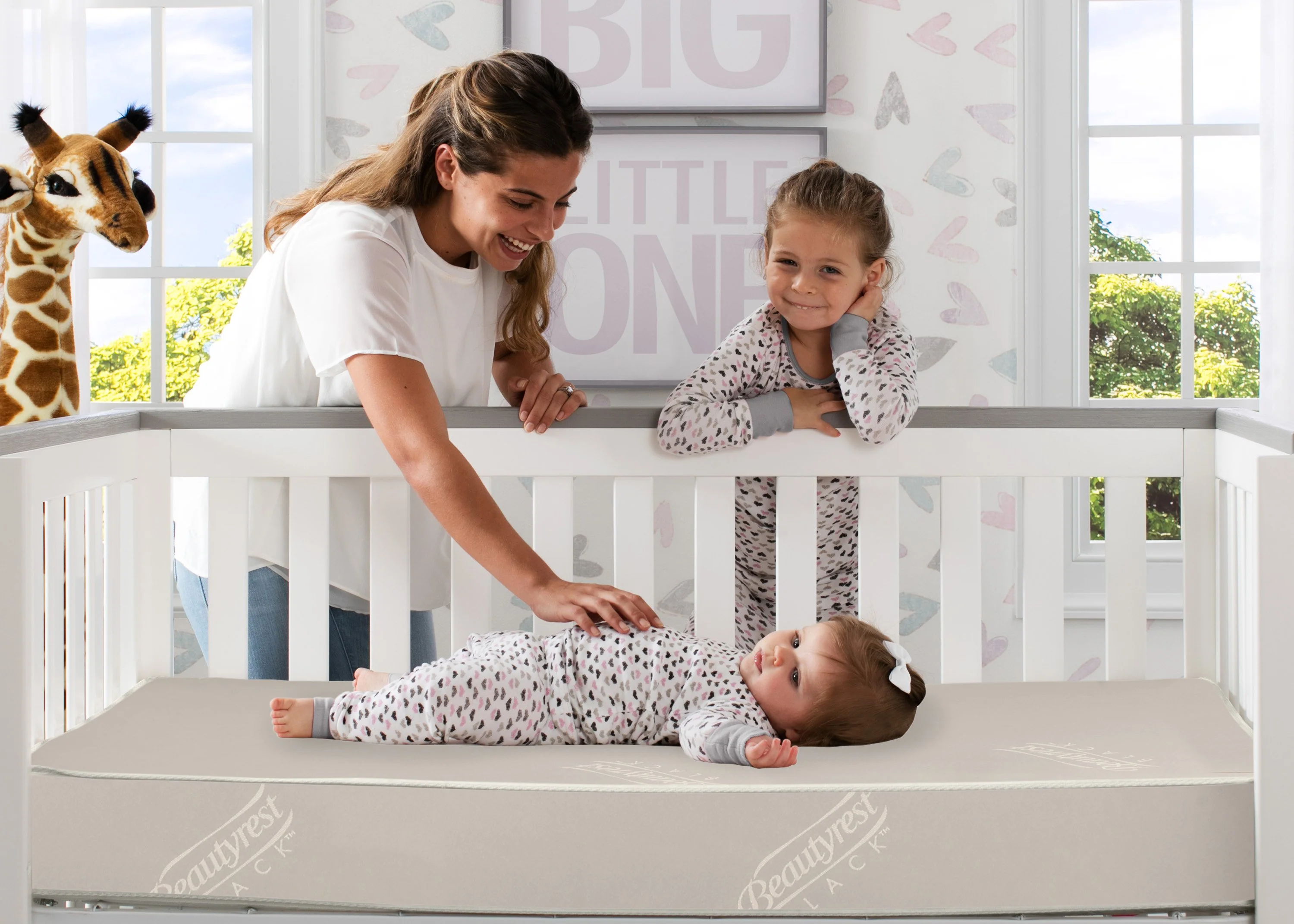 xBeautyrest Black AIRCOOL Two-Stage Crib and Toddler Mattress