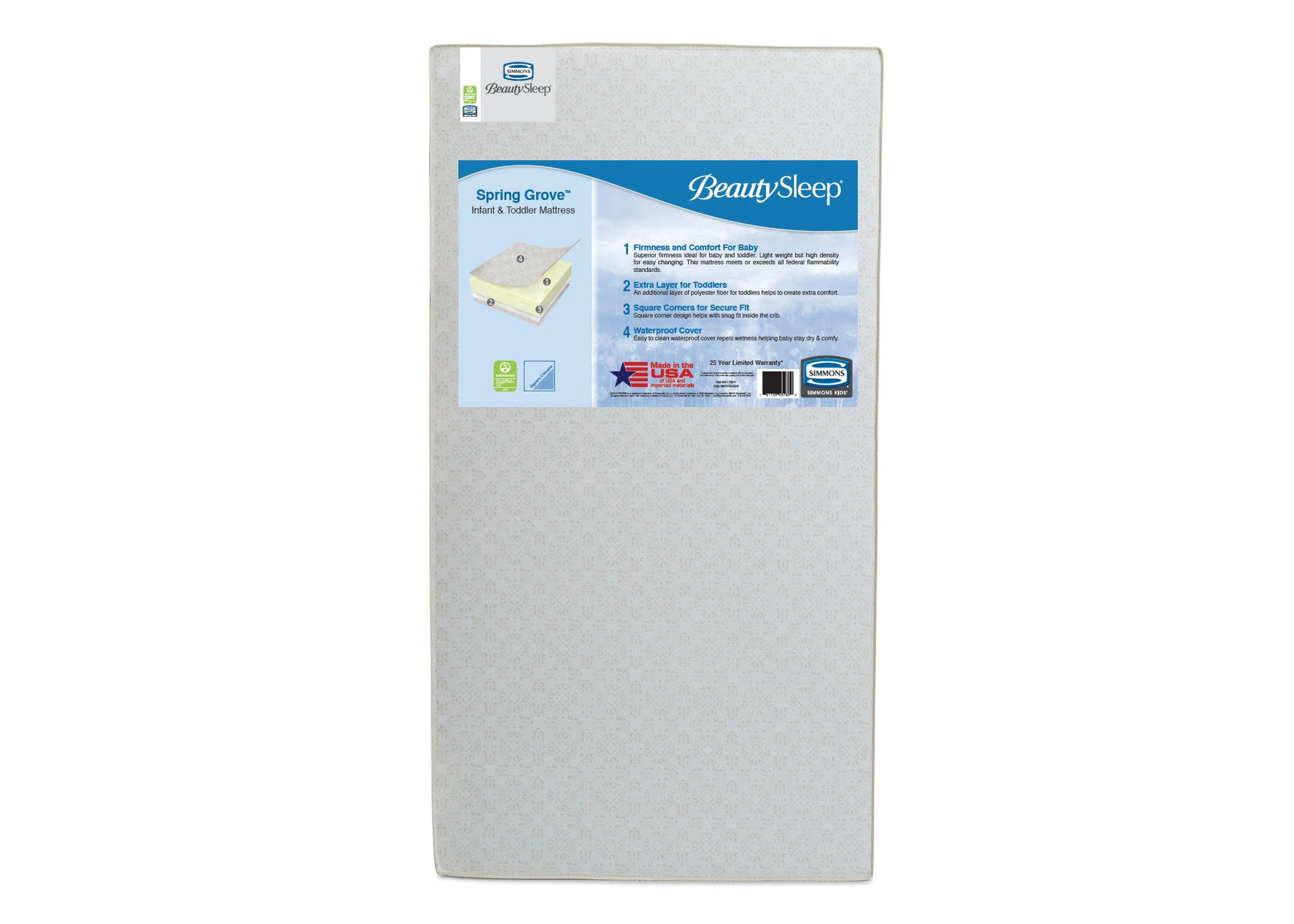 BeautySleep Spring Grove Crib and Toddler Mattress by Beautyrest - Image 2