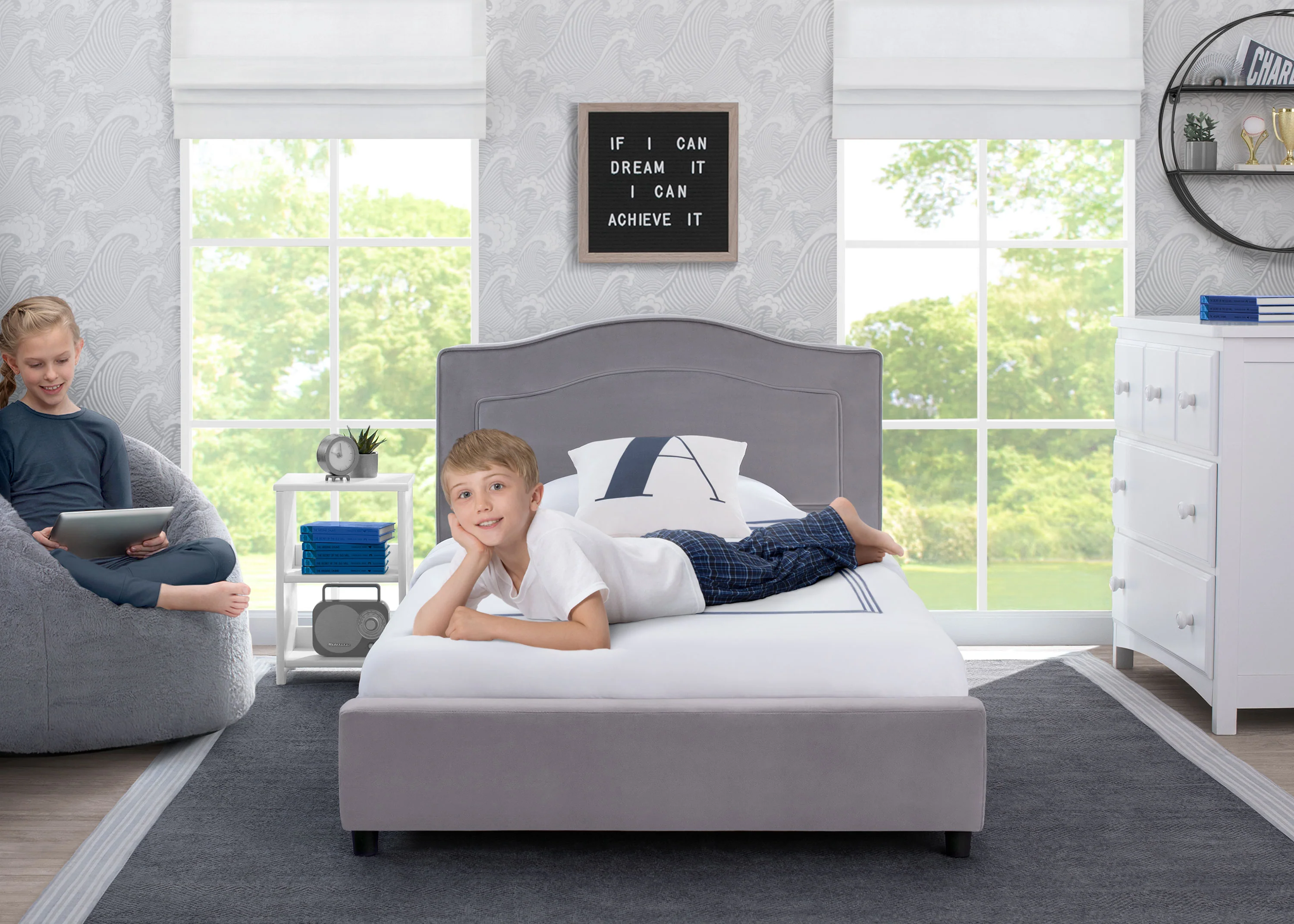 Upholstered Twin Bed