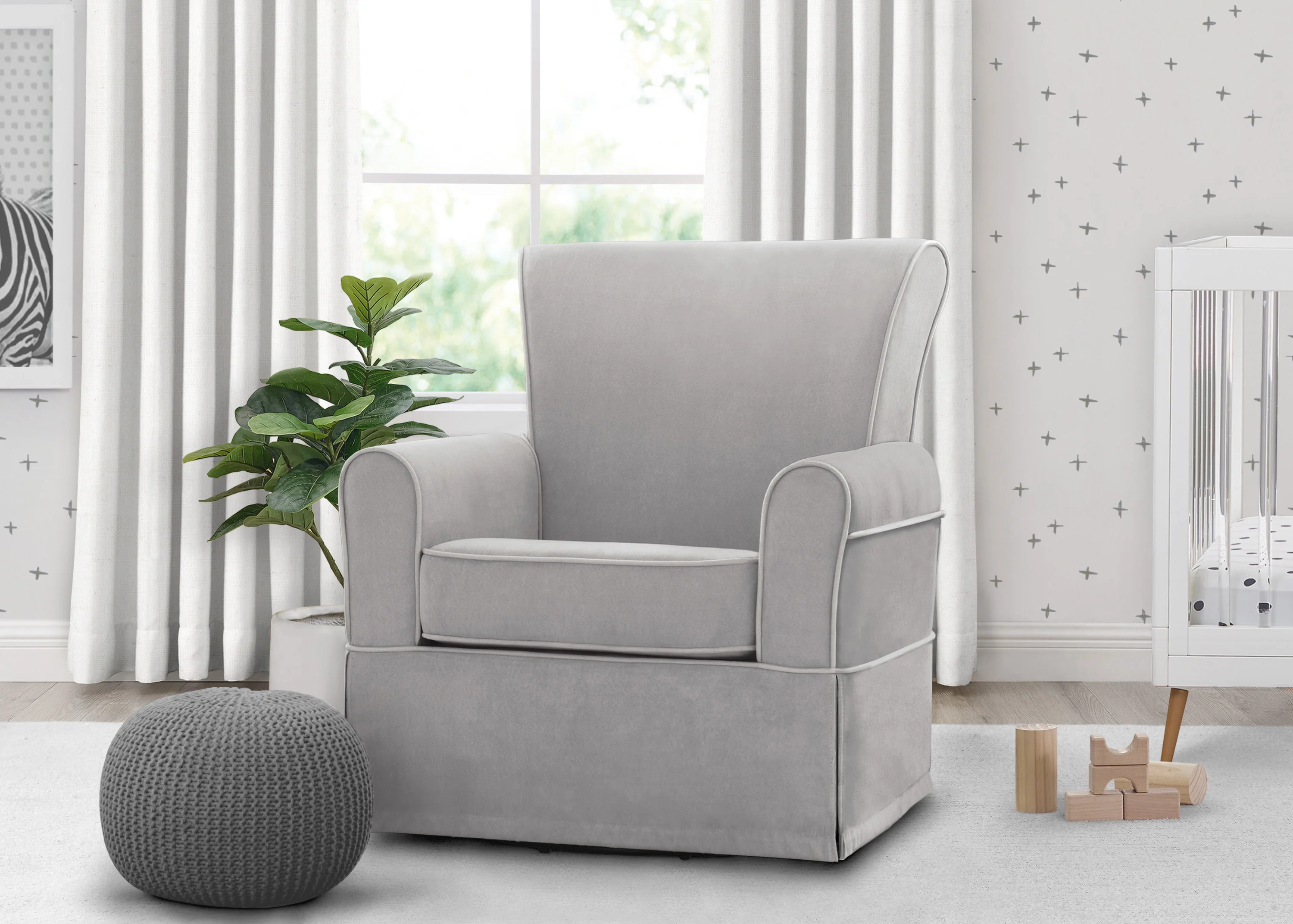 Benbridge Upholstered Glider - Image 33
