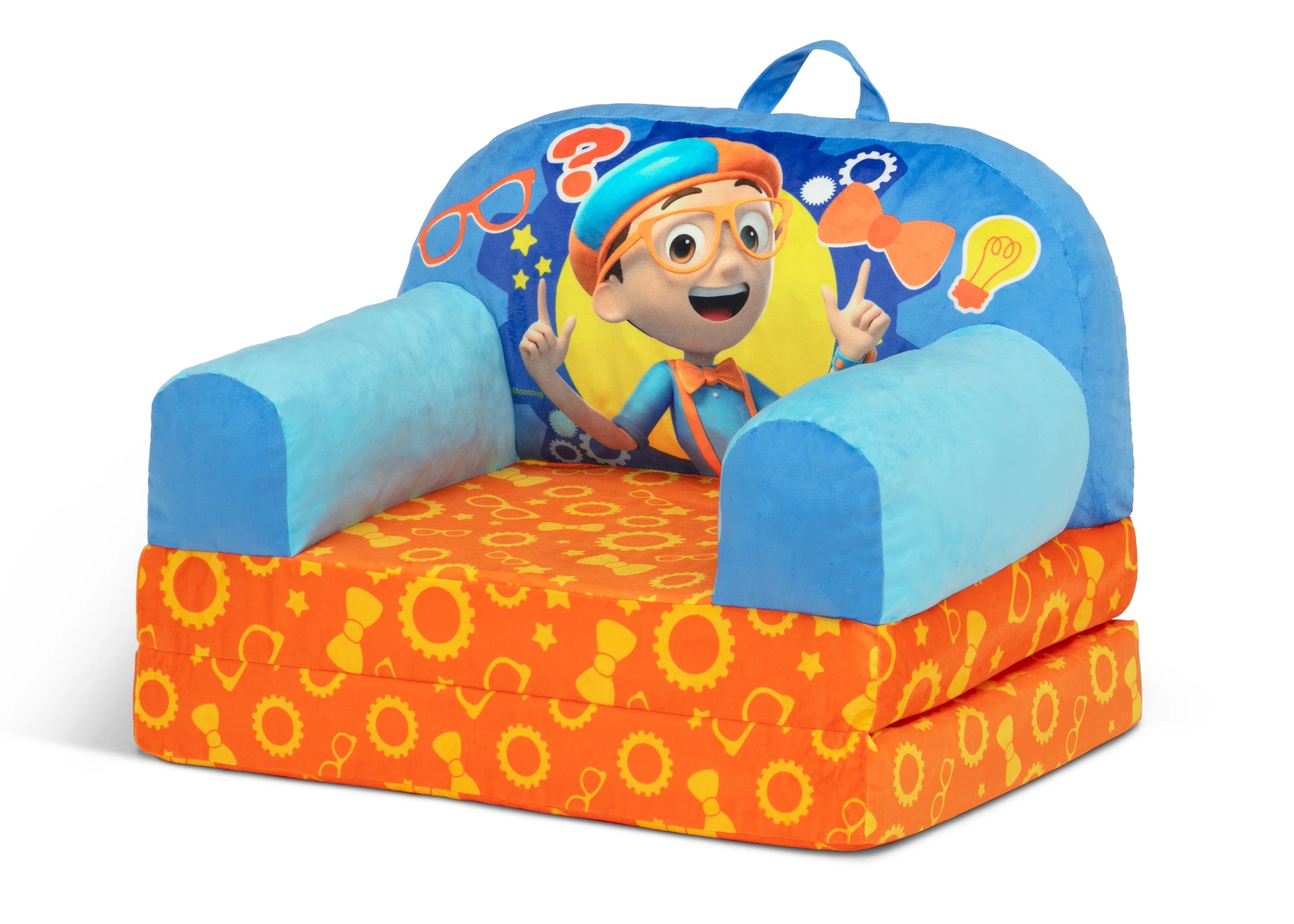 Blippi Cozee Buddy Flip-Out Chair - Image 6