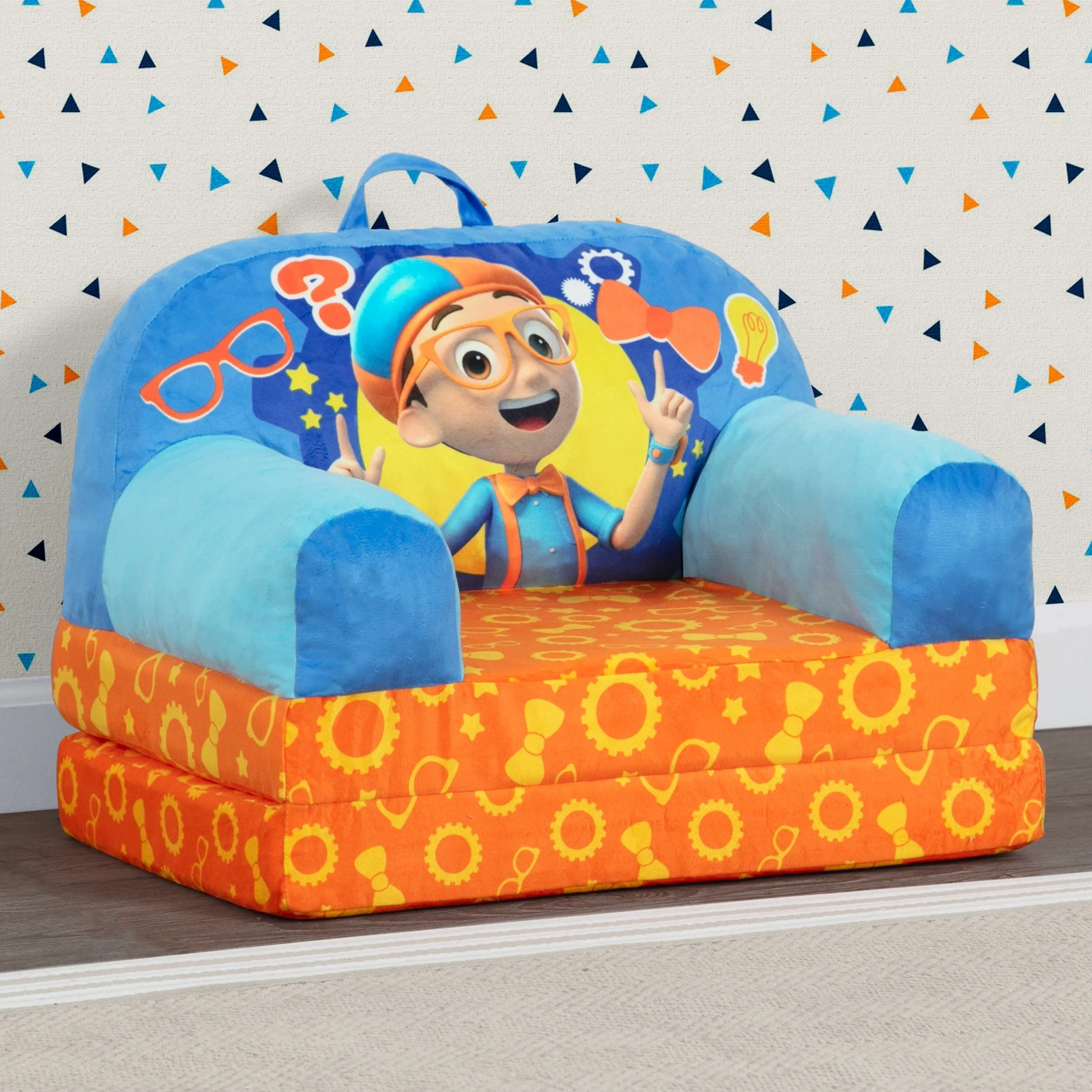 Blippi Cozee Buddy Flip-Out Chair - Image 7