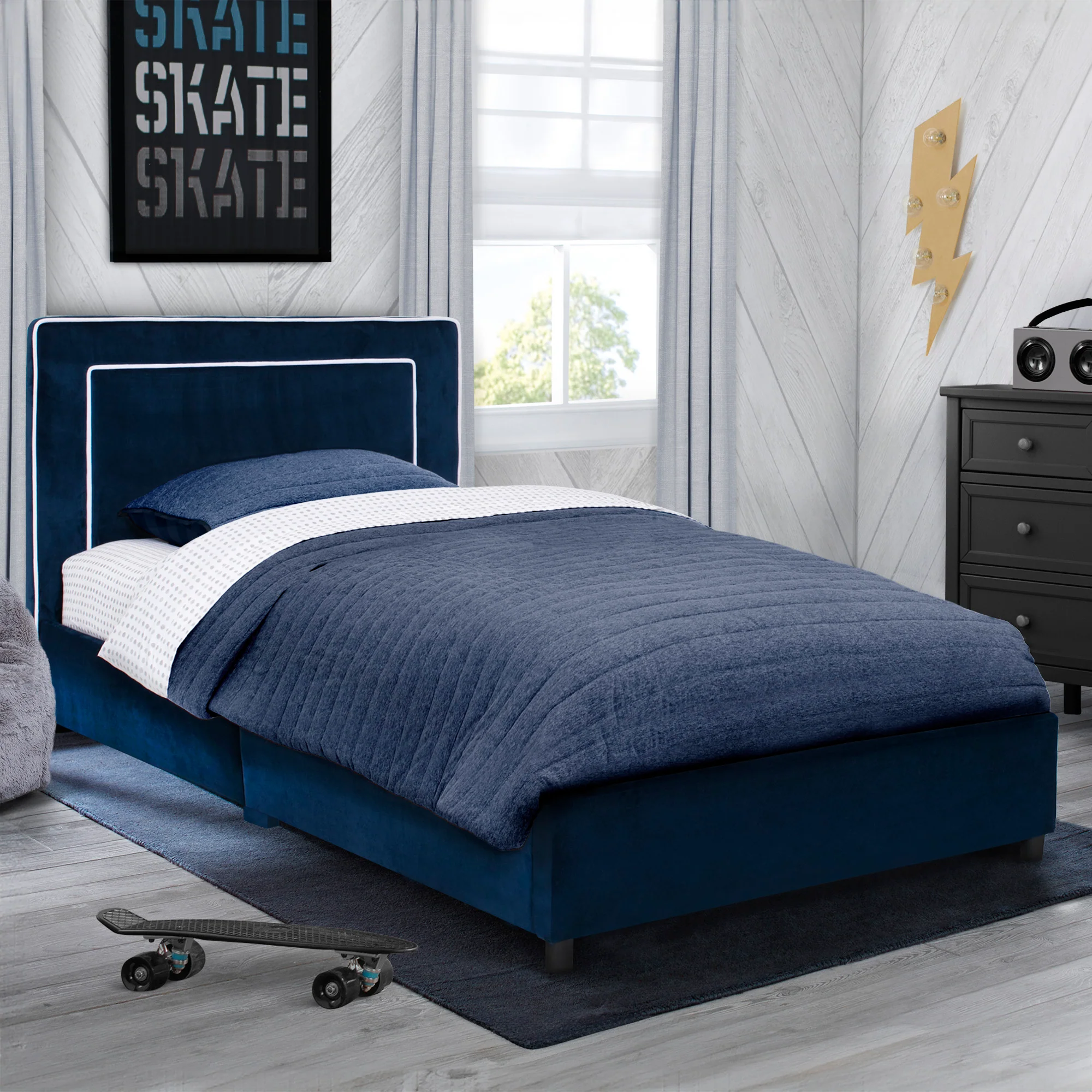Upholstered Twin Bed - Image 5