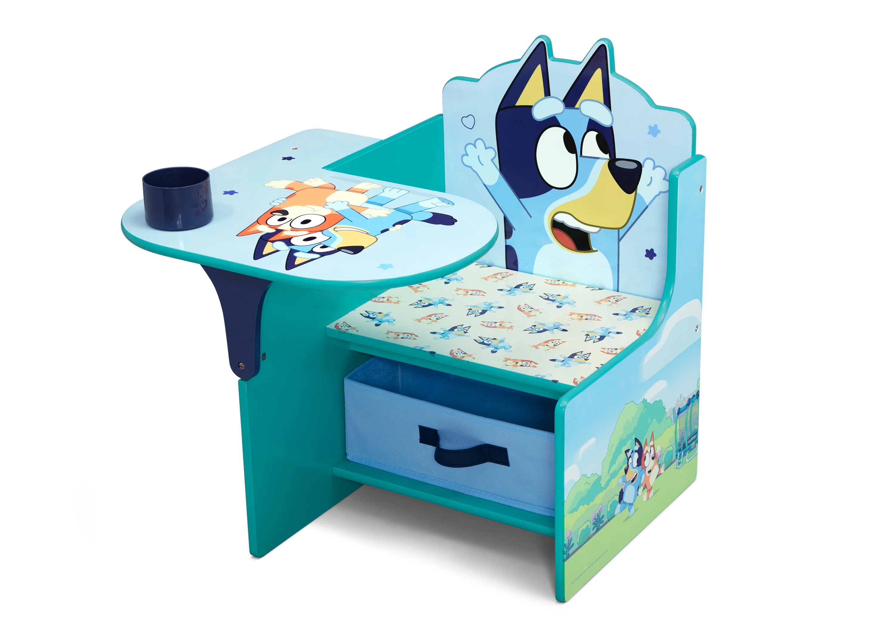 Bluey Chair Desk with Storage Bin - Image 8