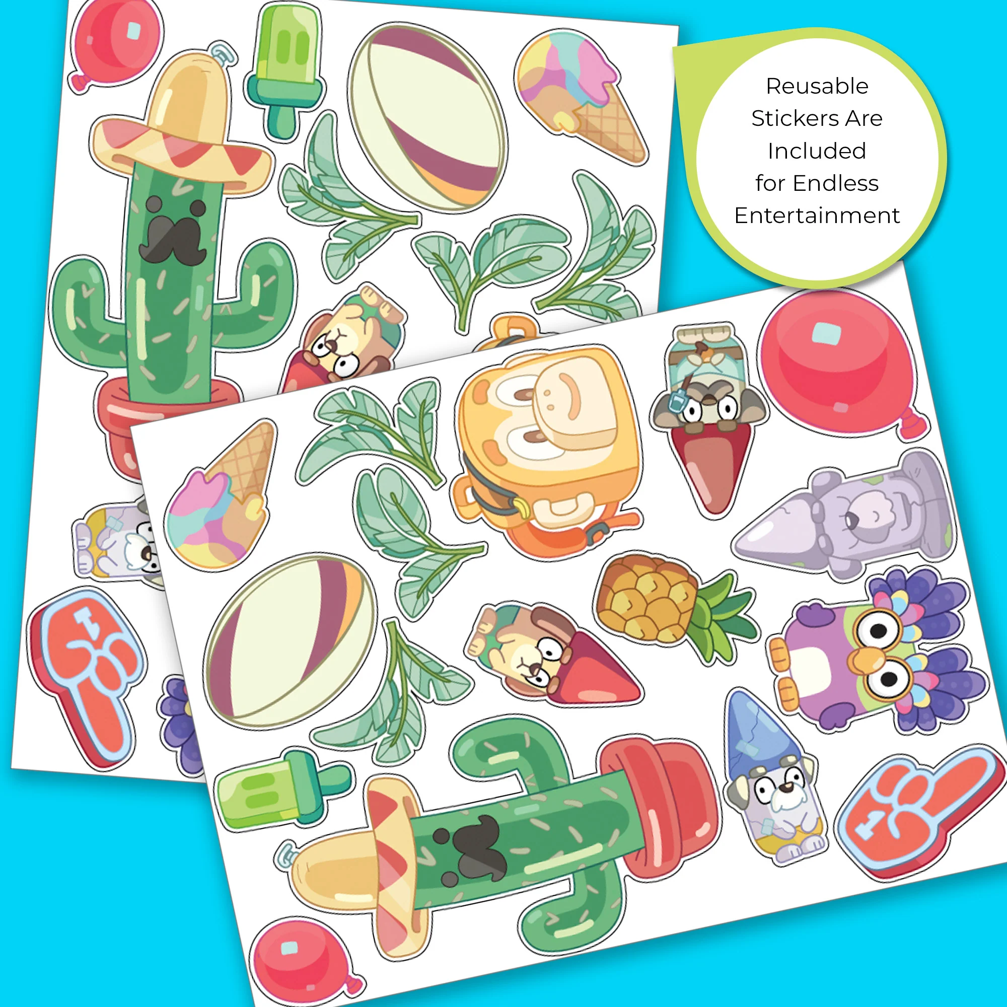Bluey Design & Store 6 Bin Toy Storage Organizer - Image 13