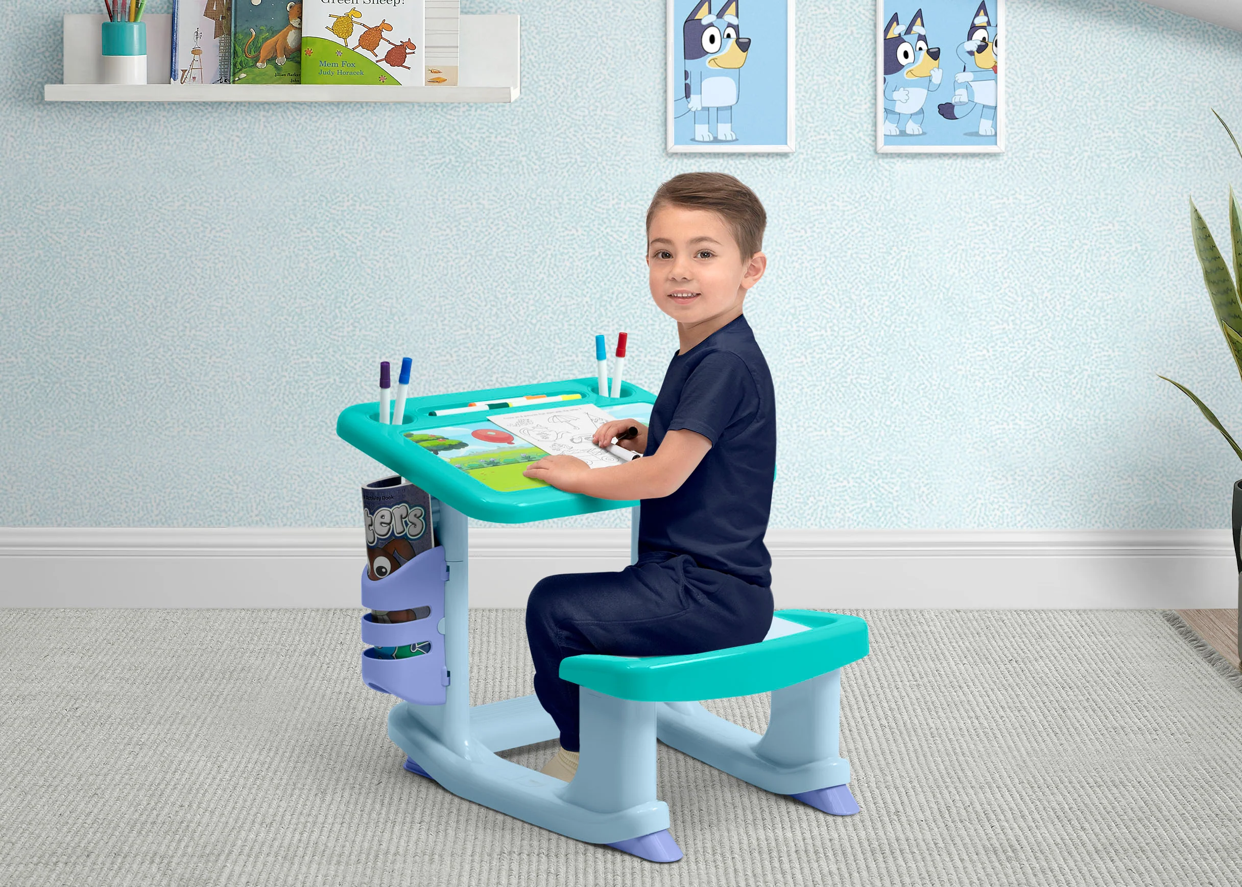Bluey Draw and Play Desk
