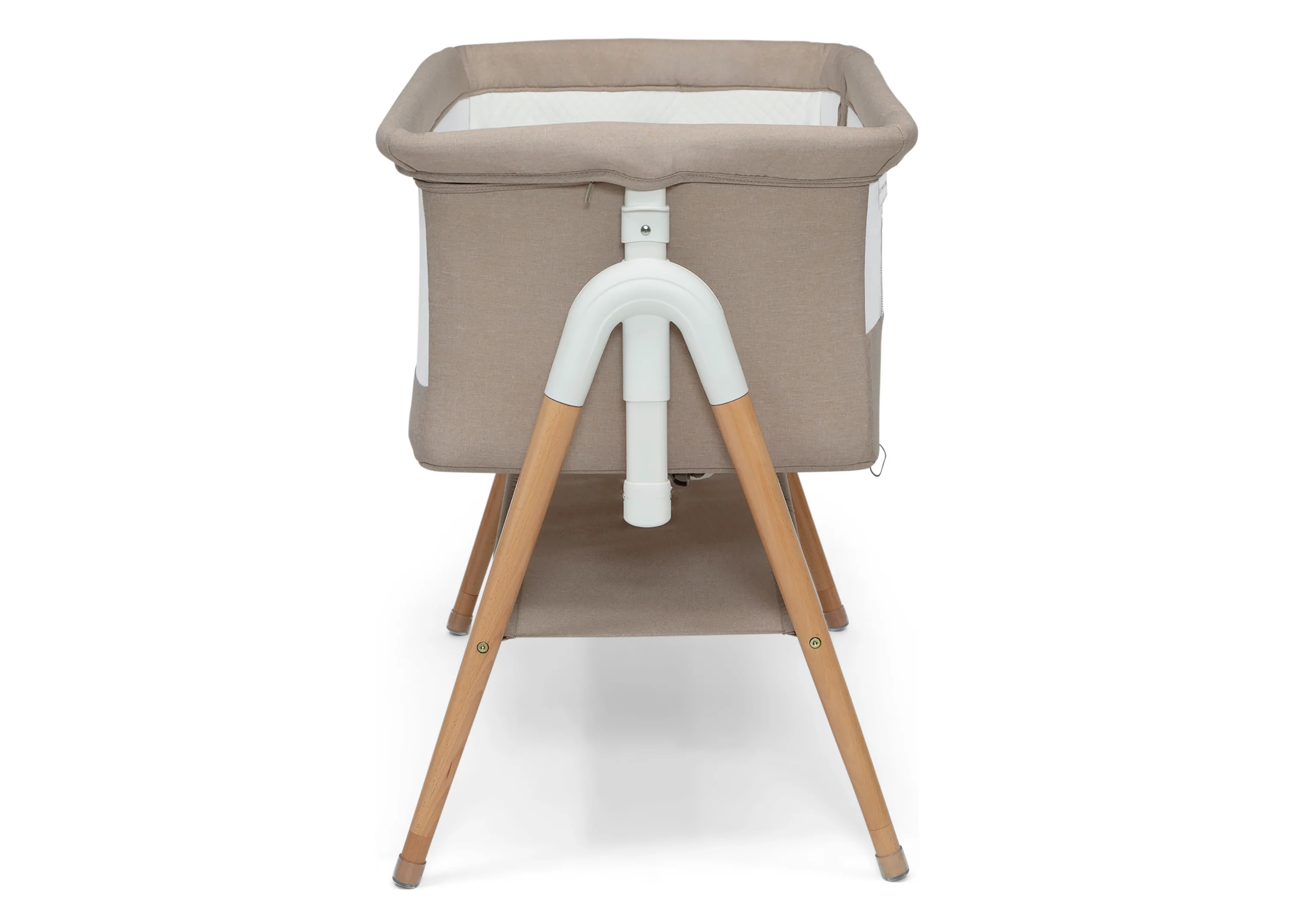 Bondi Adjustable Height Bedside Beechwood Bassinet - Image 13