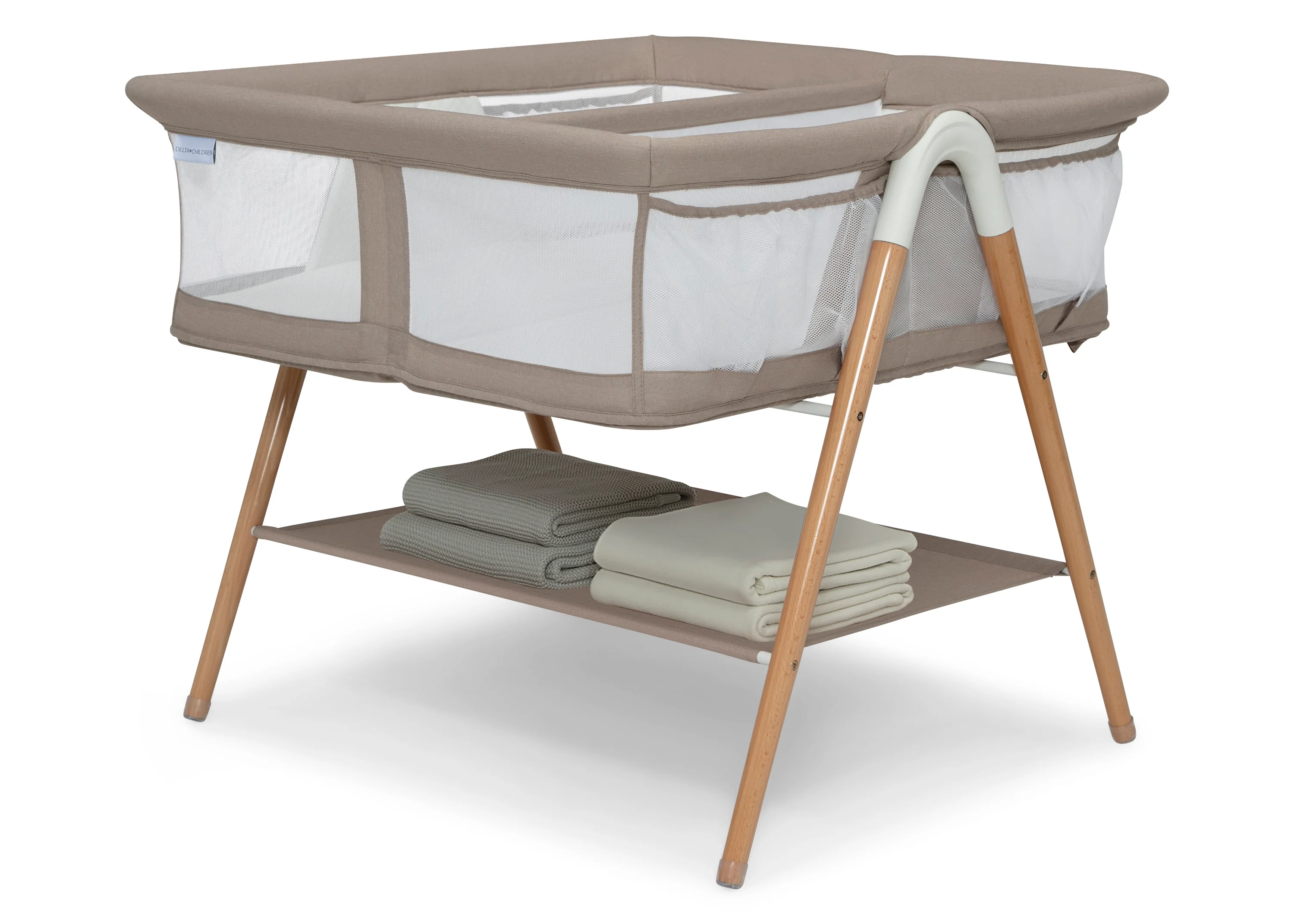 Bondi Beechwood Twin Bassinet - Image 6
