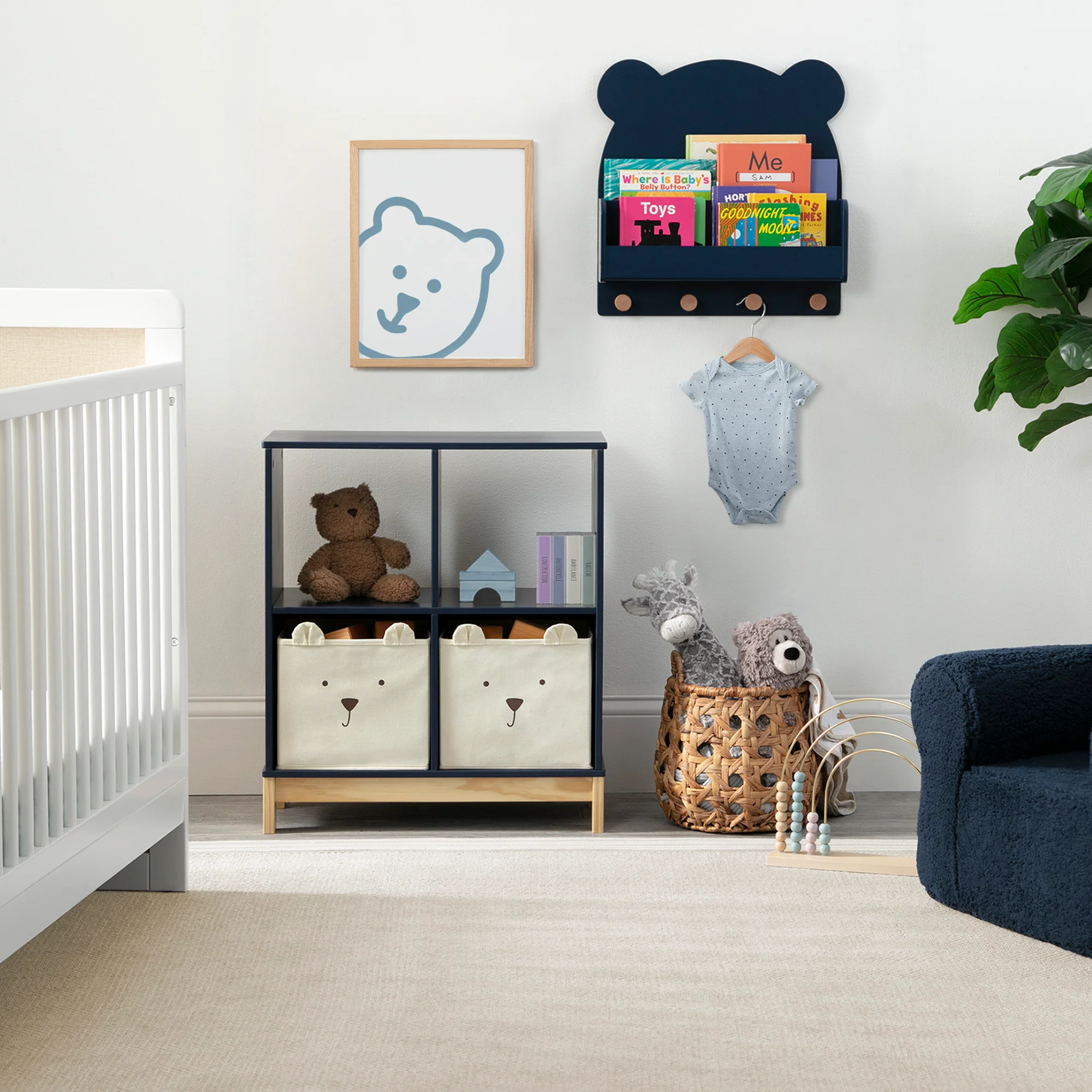 Brannan Bear Bookcase with Bins - Image 10