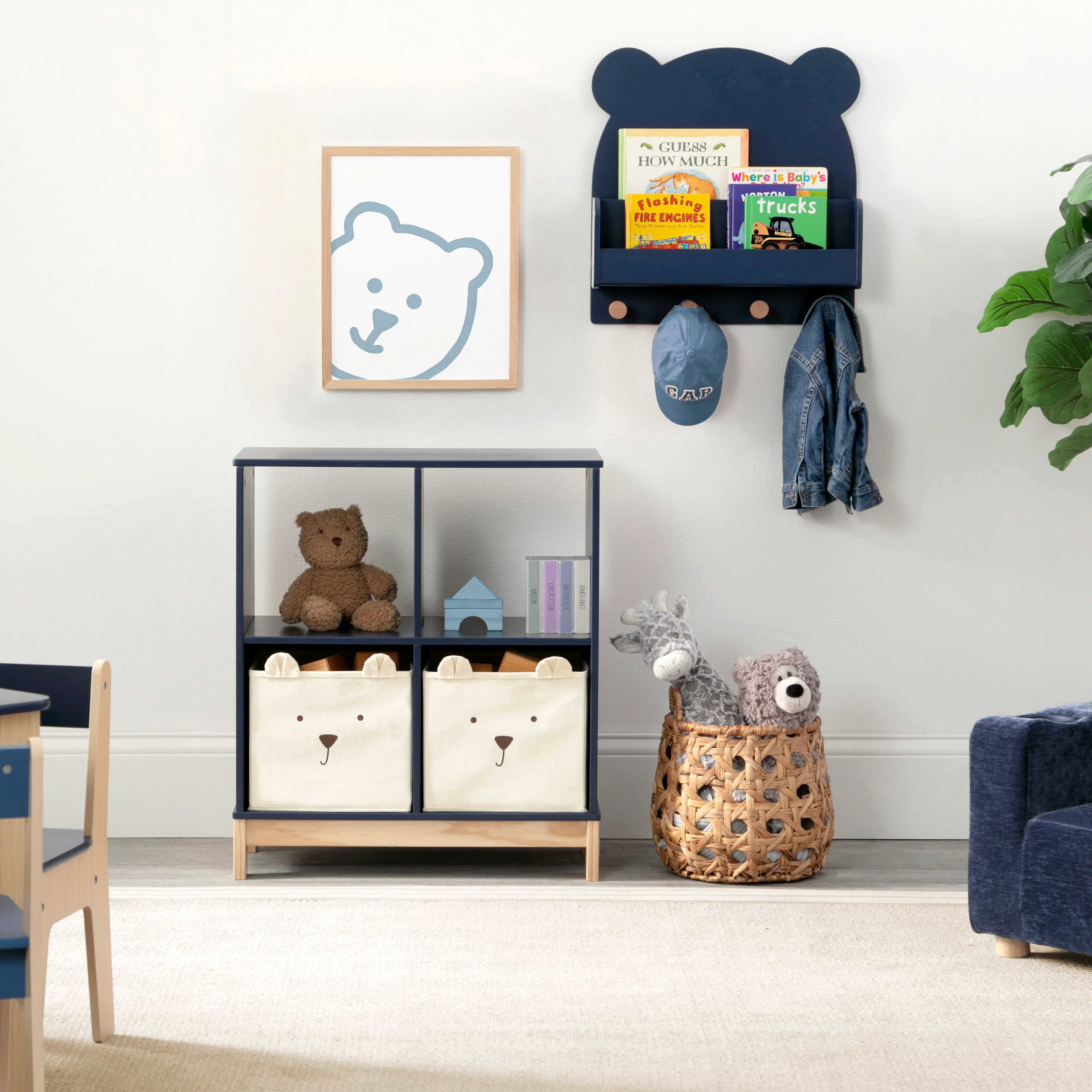 Brannan Bear Bookcase with Bins - Image 11