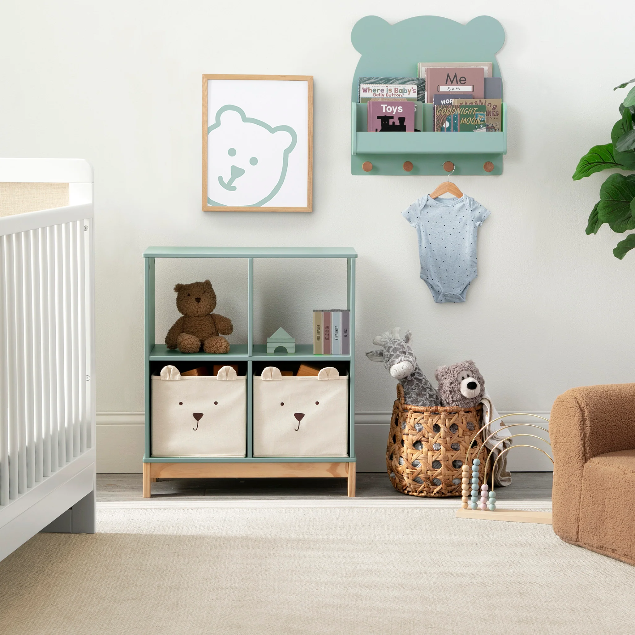 Brannan Bear Bookcase with Bins - Image 16