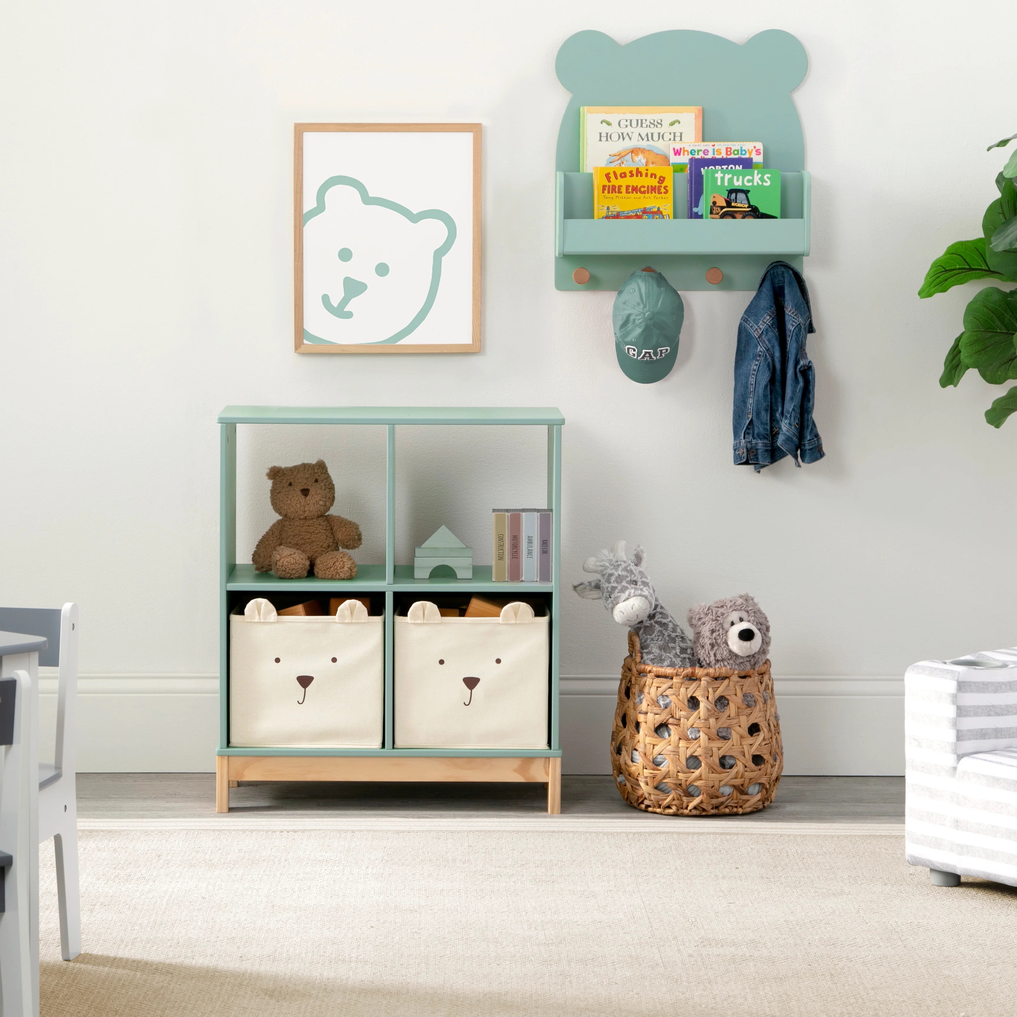 Brannan Bear Bookcase with Bins - Image 31