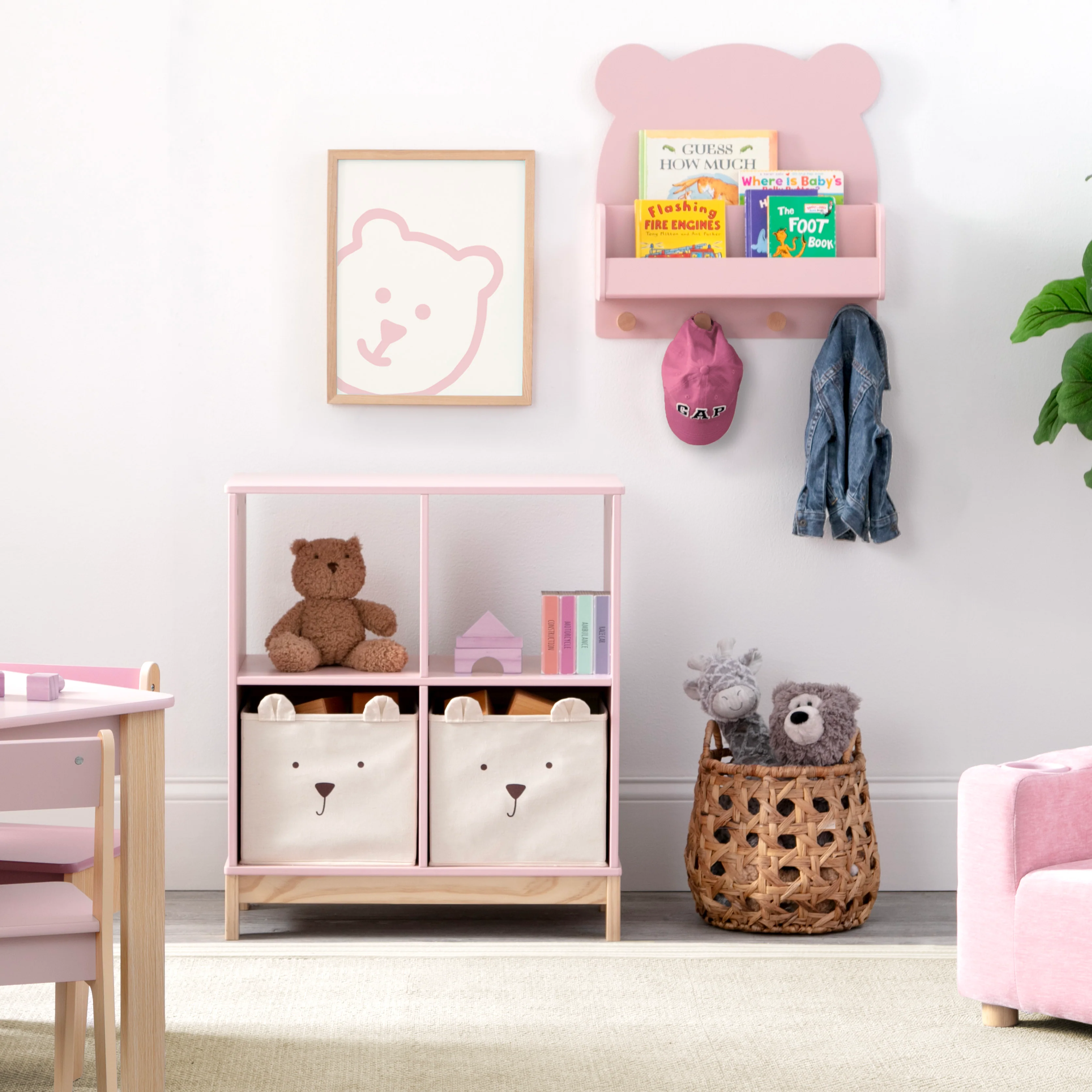 Brannan Bear Bookcase with Bins - Image 46