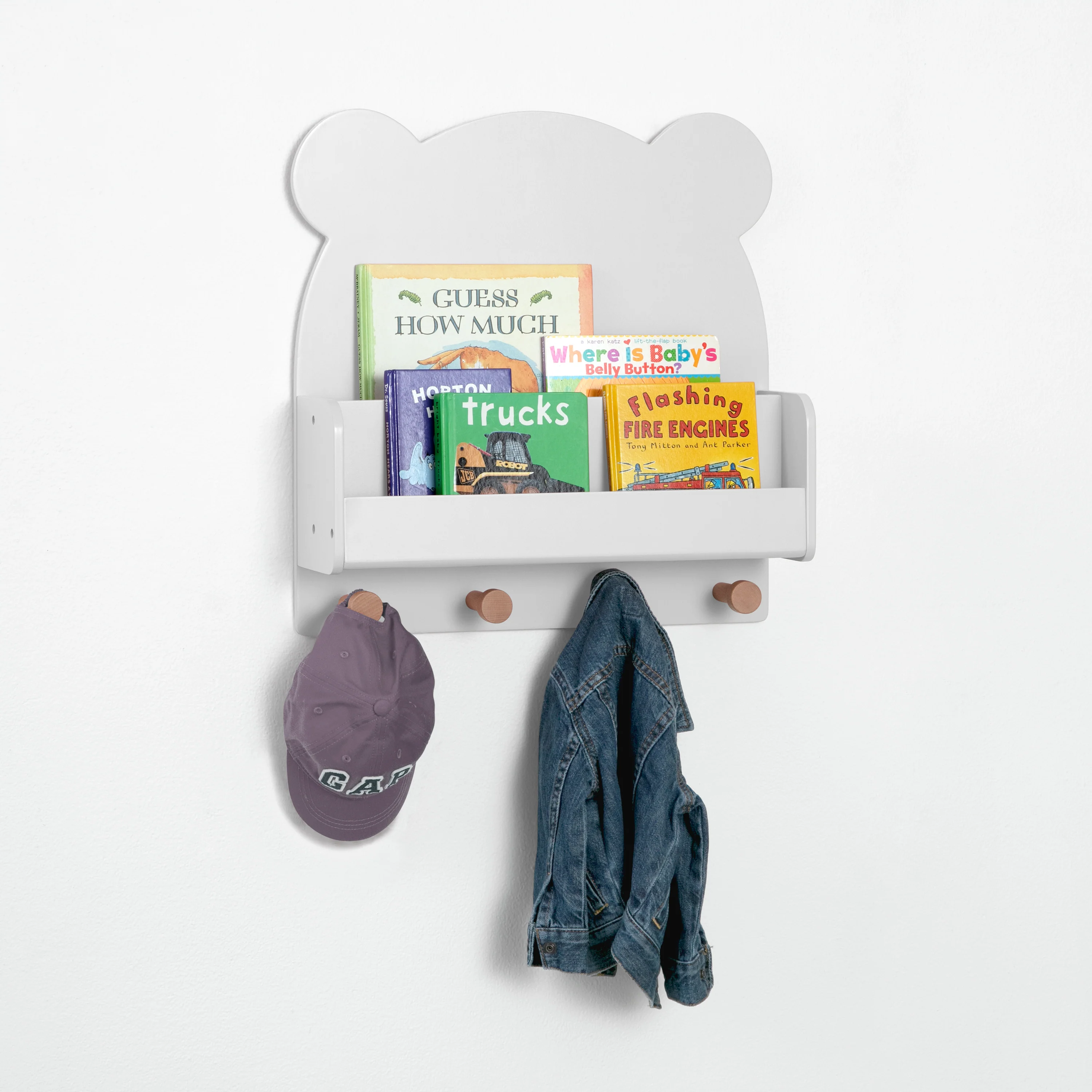 Brannan Bear Wall Shelf with 4 Hooks - Image 10