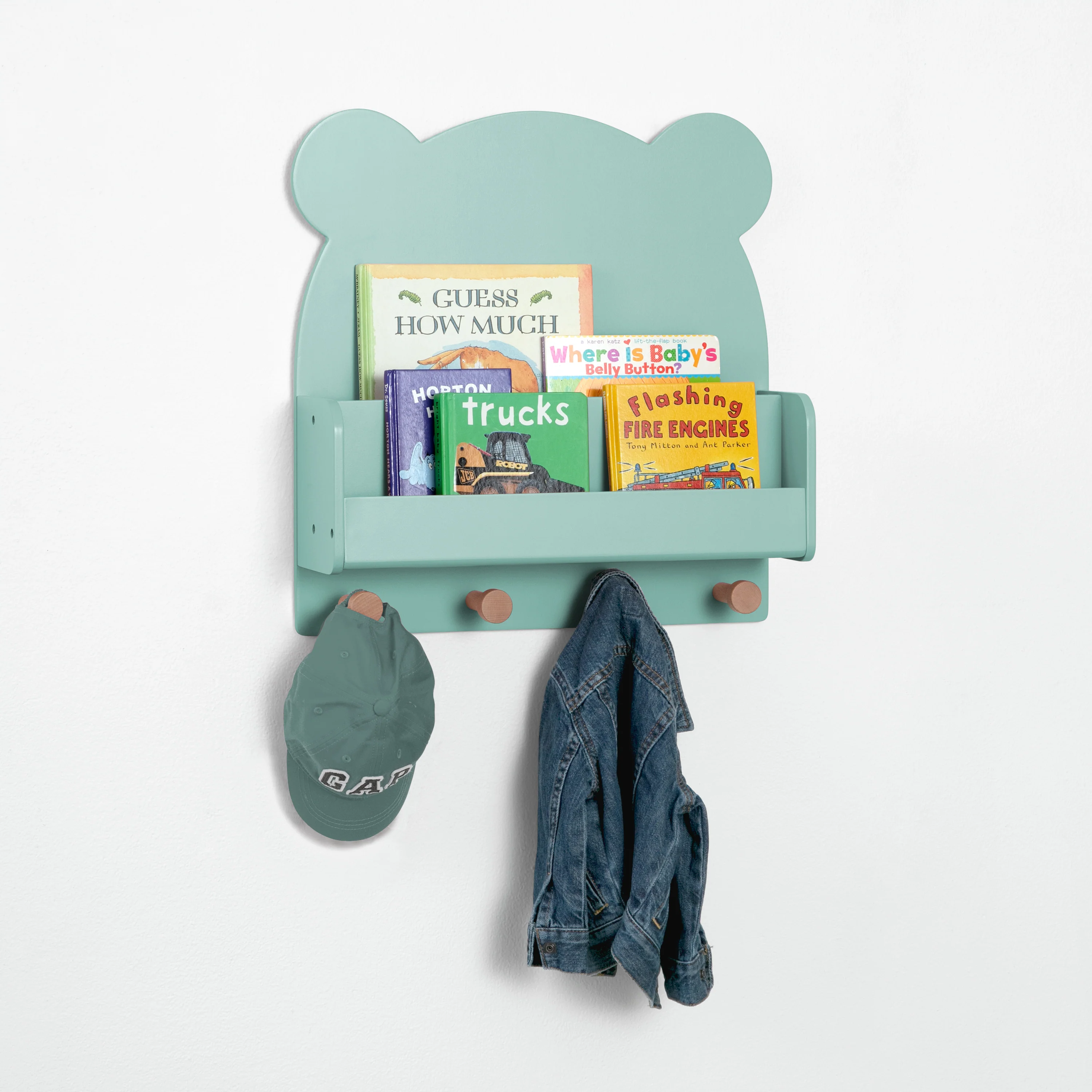 Brannan Bear Wall Shelf with 4 Hooks - Image 42
