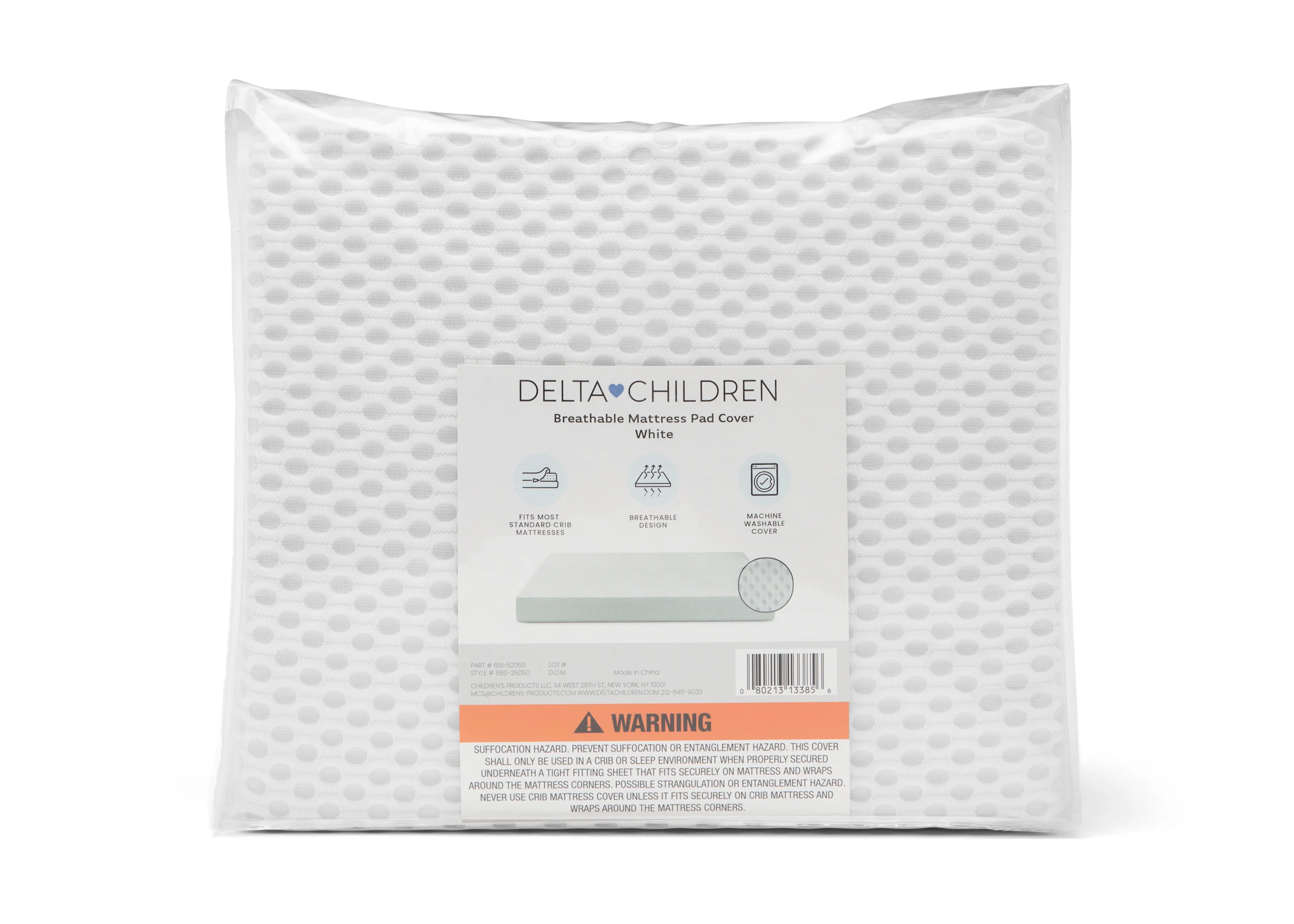 100% Breathable Crib Mattress Pad Cover - Image 3