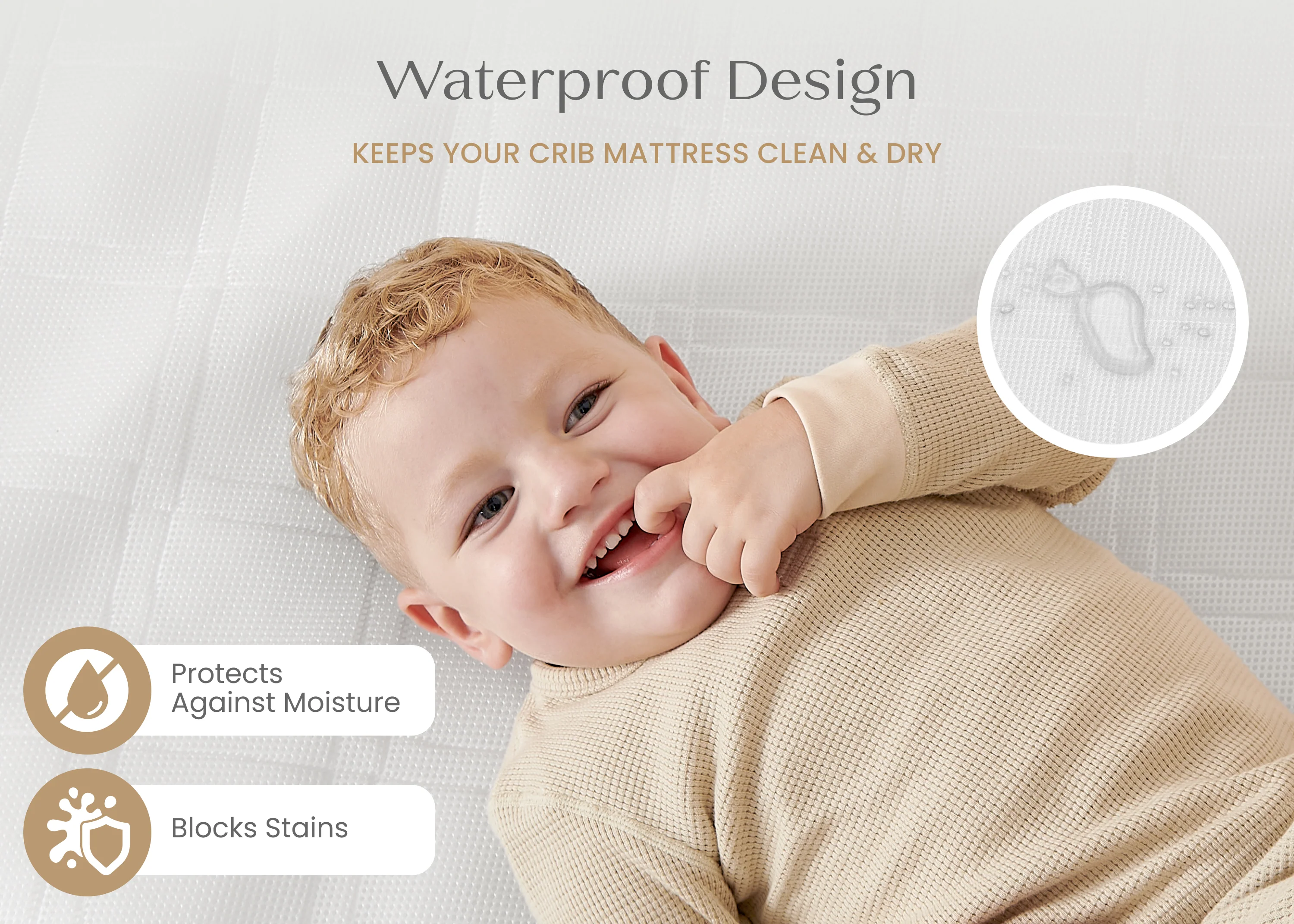 Breeze Breathable Crib Mattress Topper - Image 6