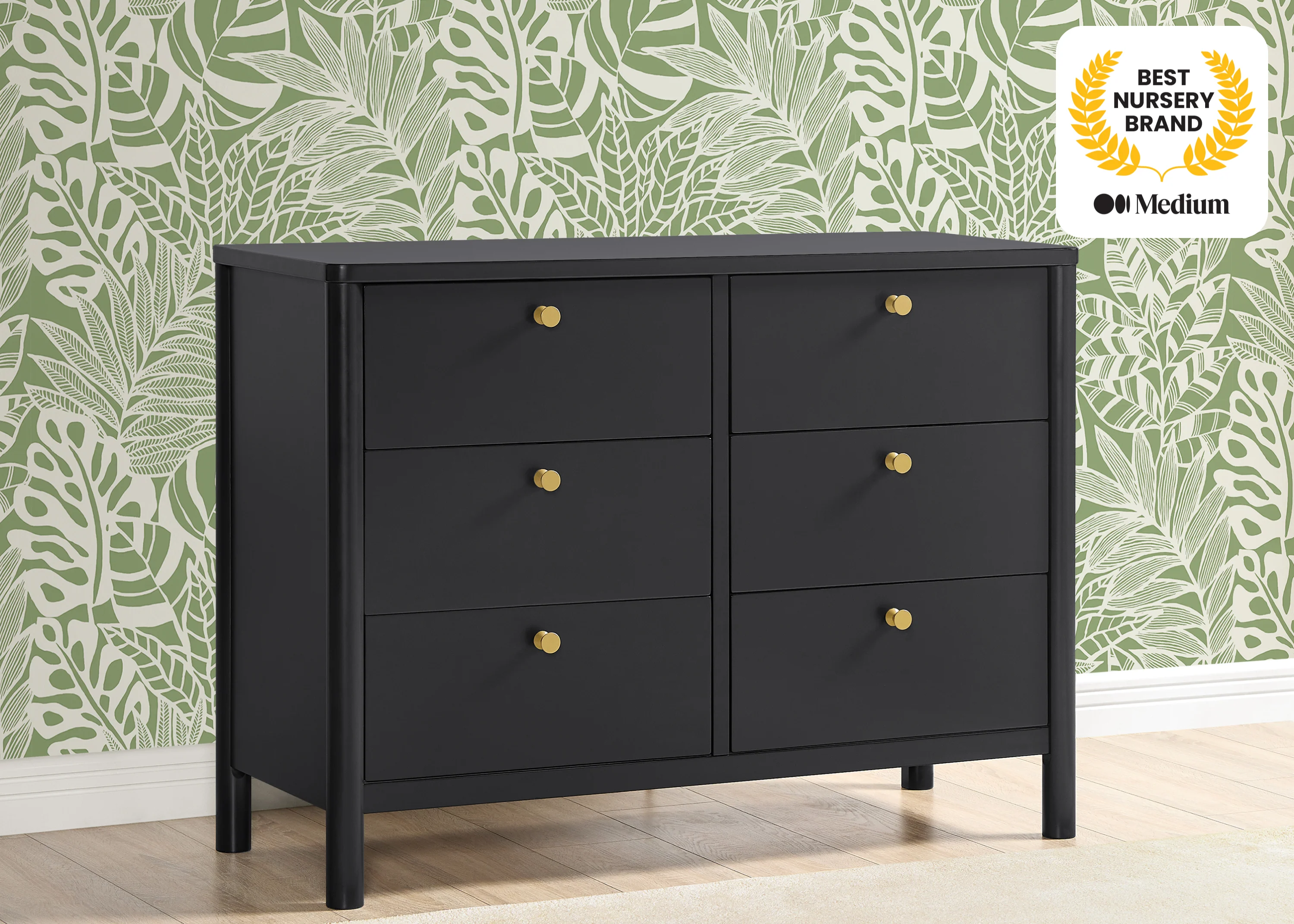 Brooks 6 Drawer Dresser with Interlocking Drawers - Image 2